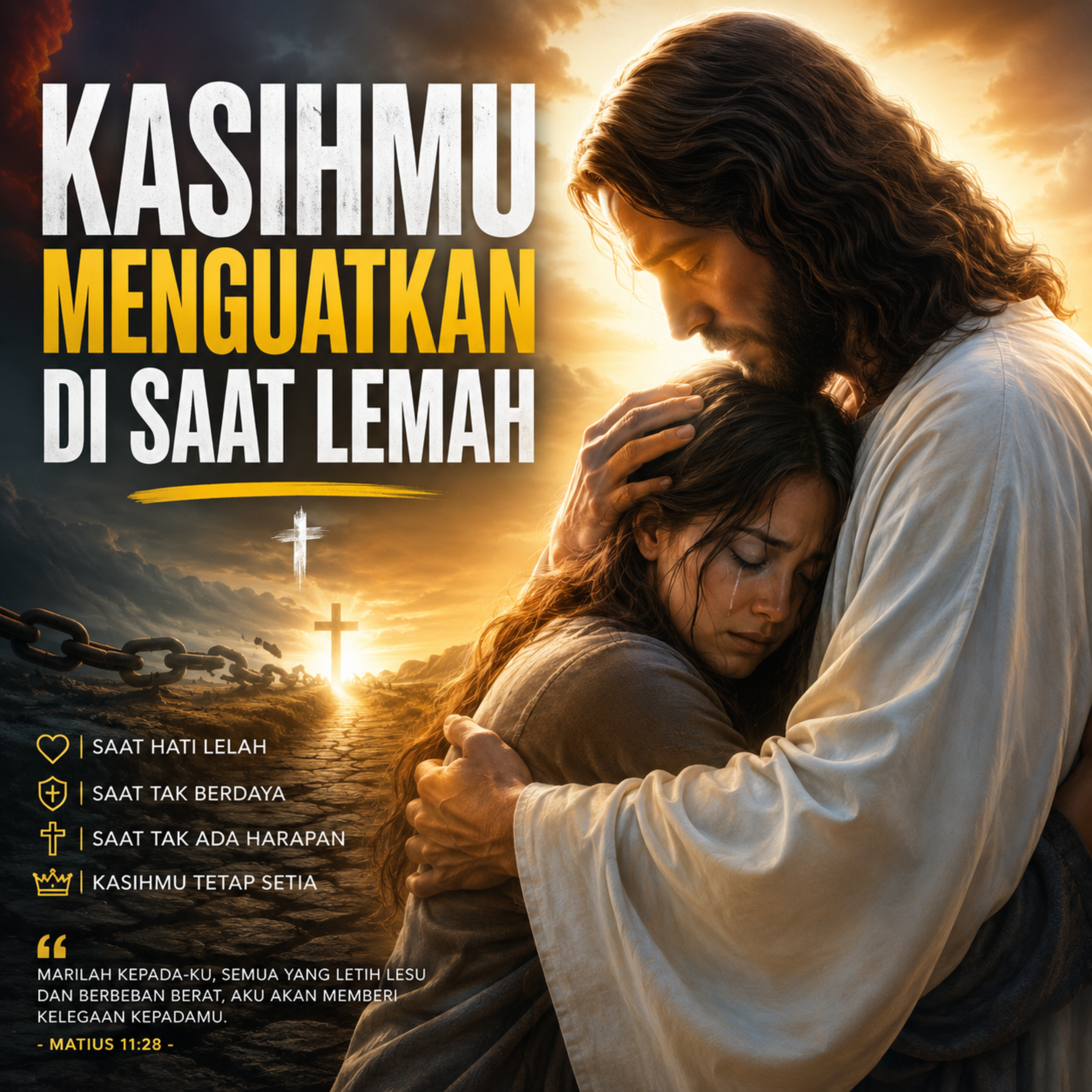 KasihMu Menguatkan Di Saat Lemah by PUJI WORSHIP cover art