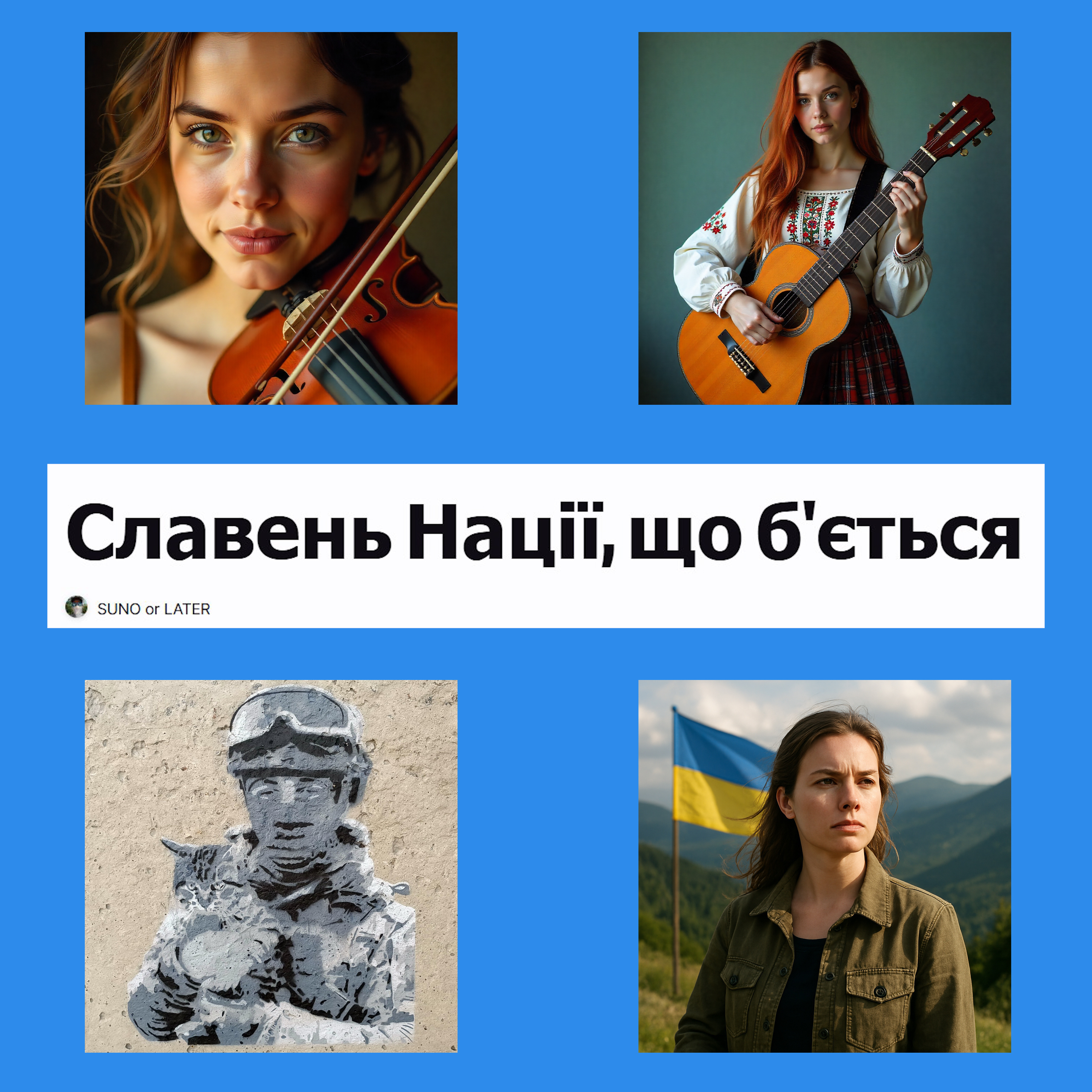 Славень Нації, що б'ється artwork