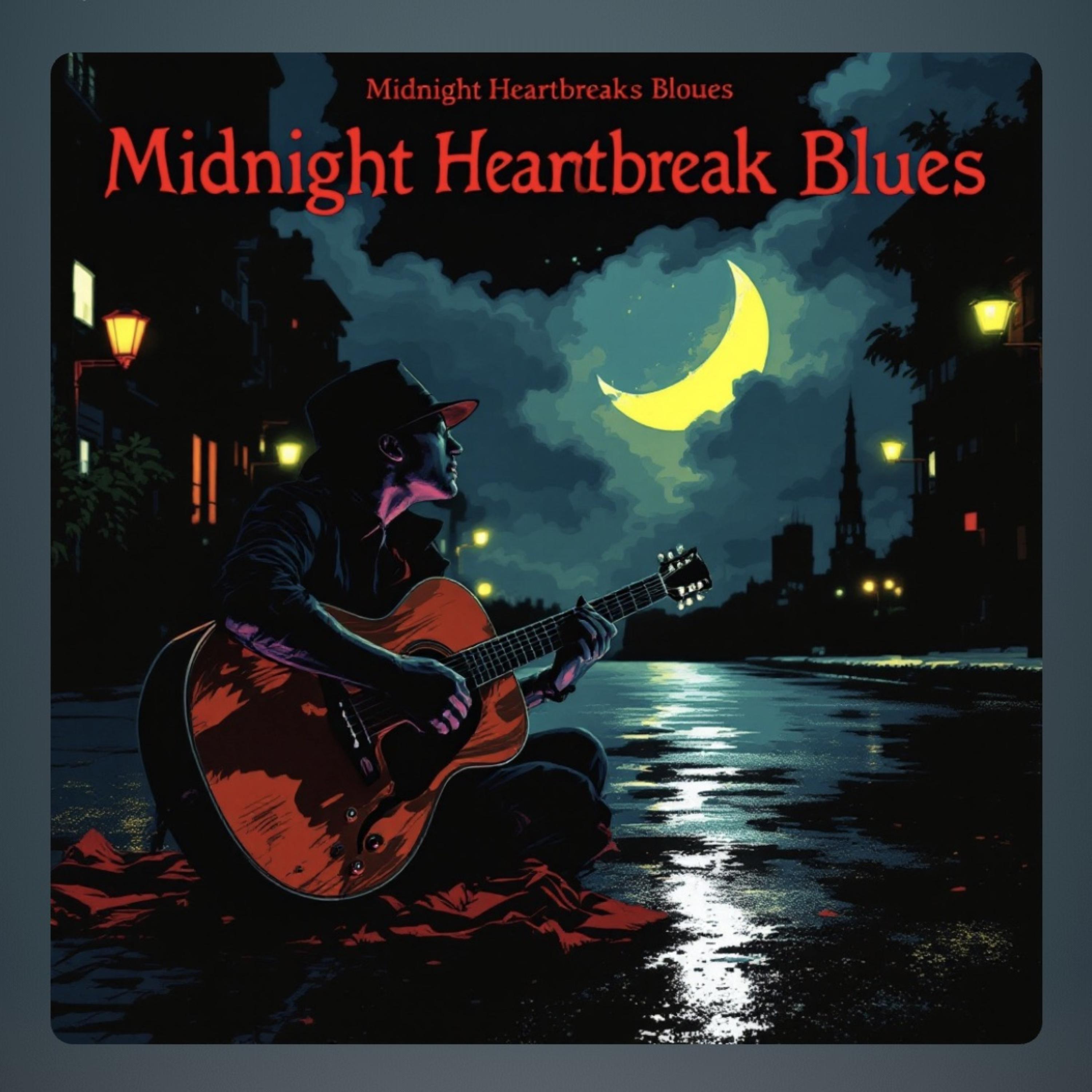 Midnight Heartbreak Blues by Francis Pall cover art