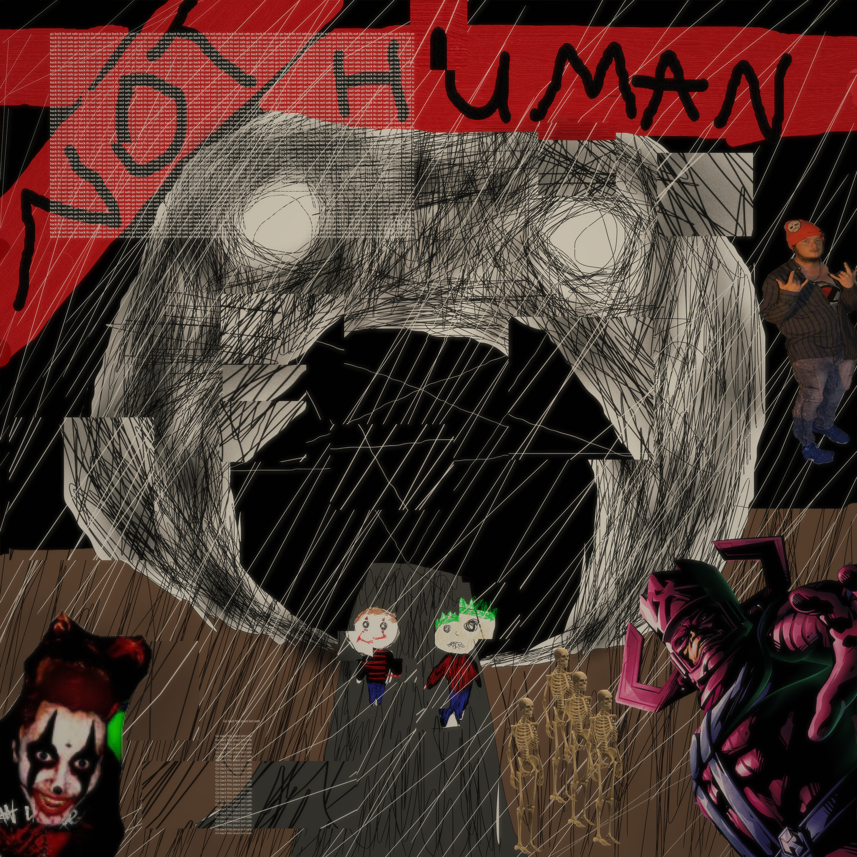 NOT HUMAN artwork