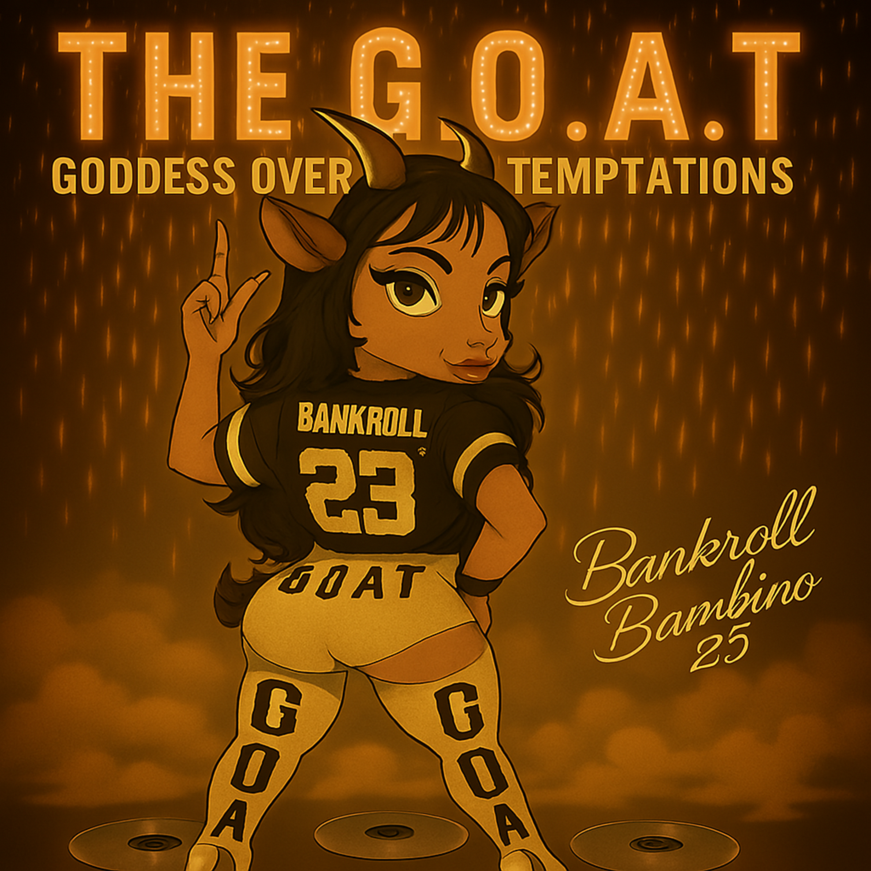 The G.O.A.T: (Goddess Over All Temptations)s artwork