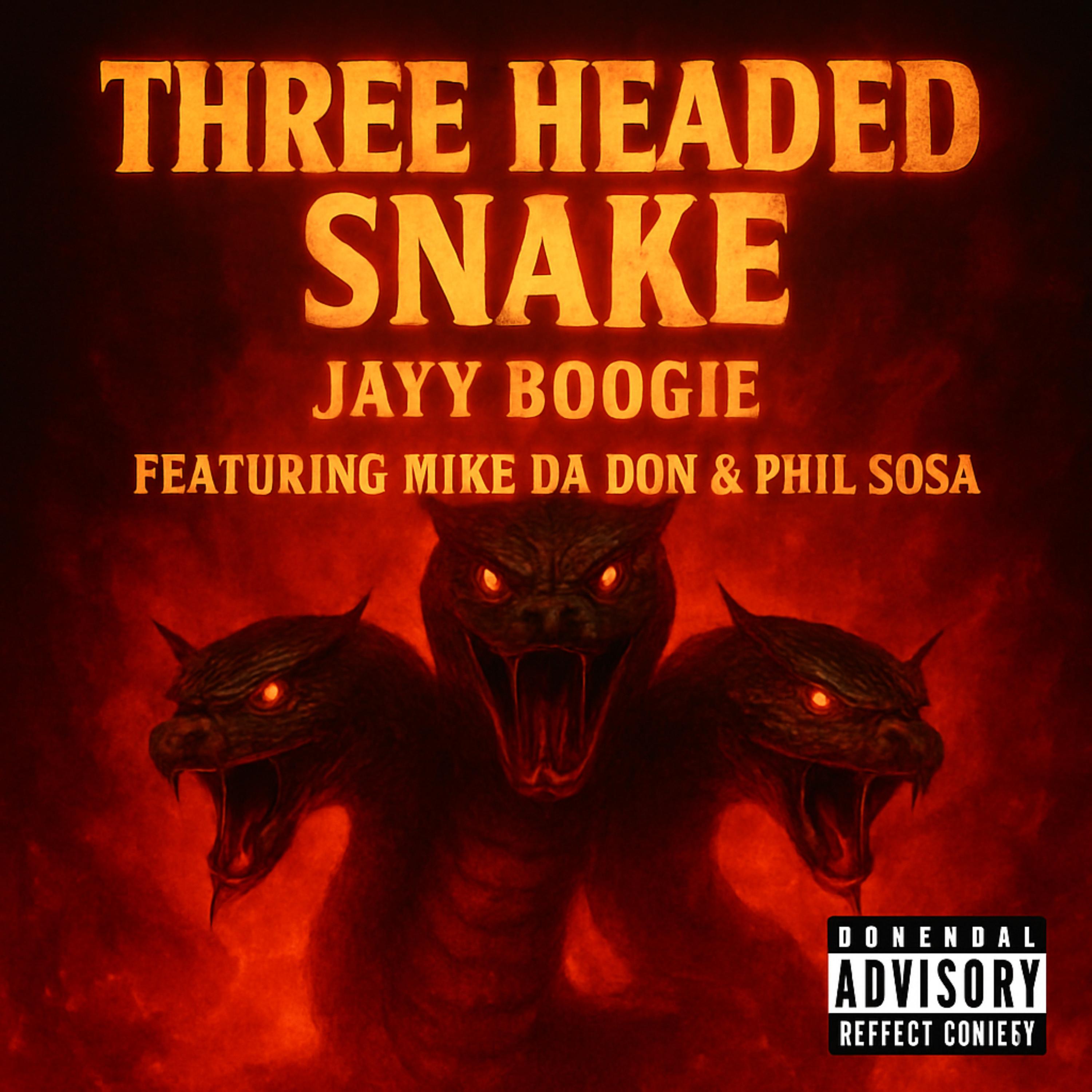 THREE HEADED SNAKE artwork