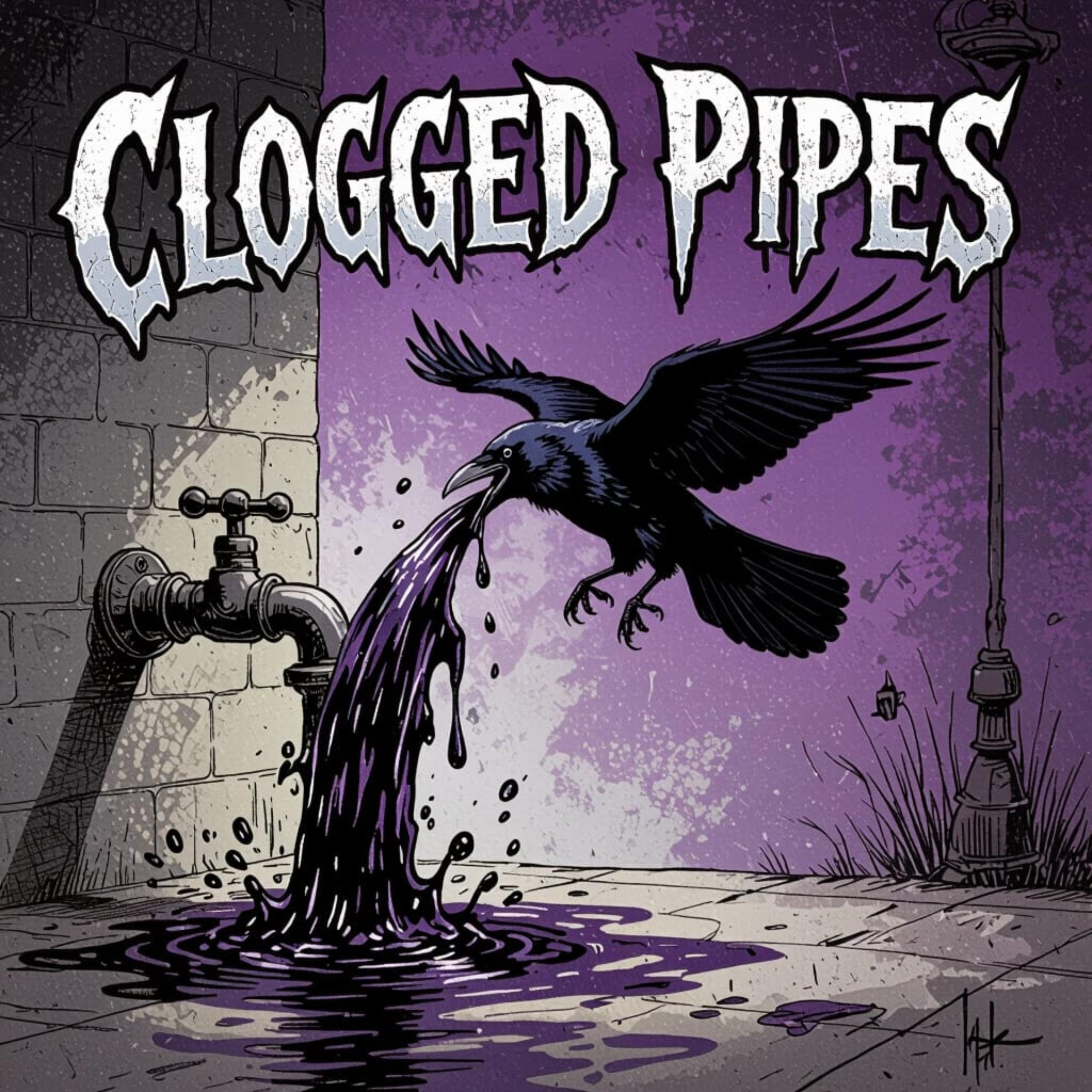 CLOGGED PIPES artwork