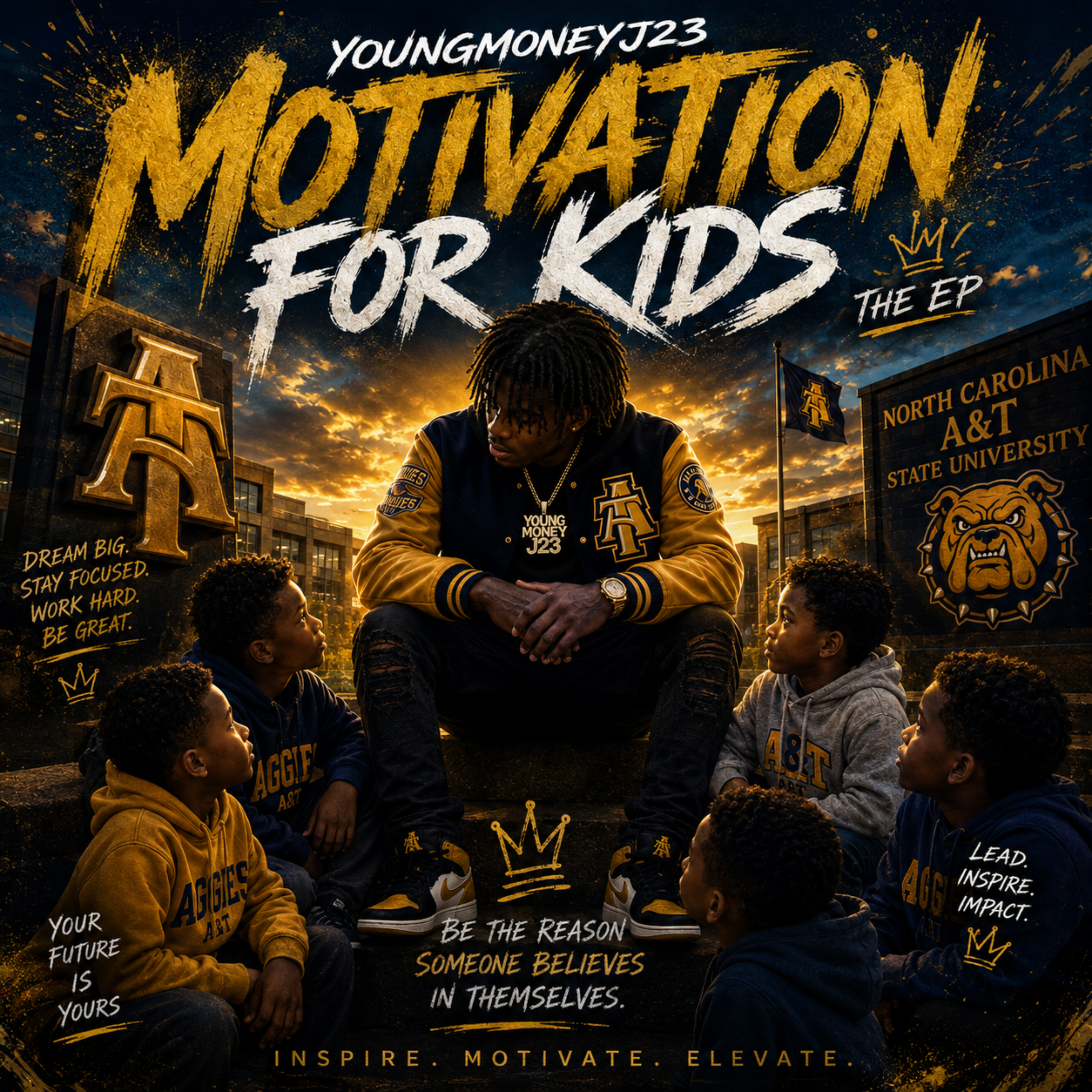 Motivation For Kids by YoungMoneyJ23 cover art