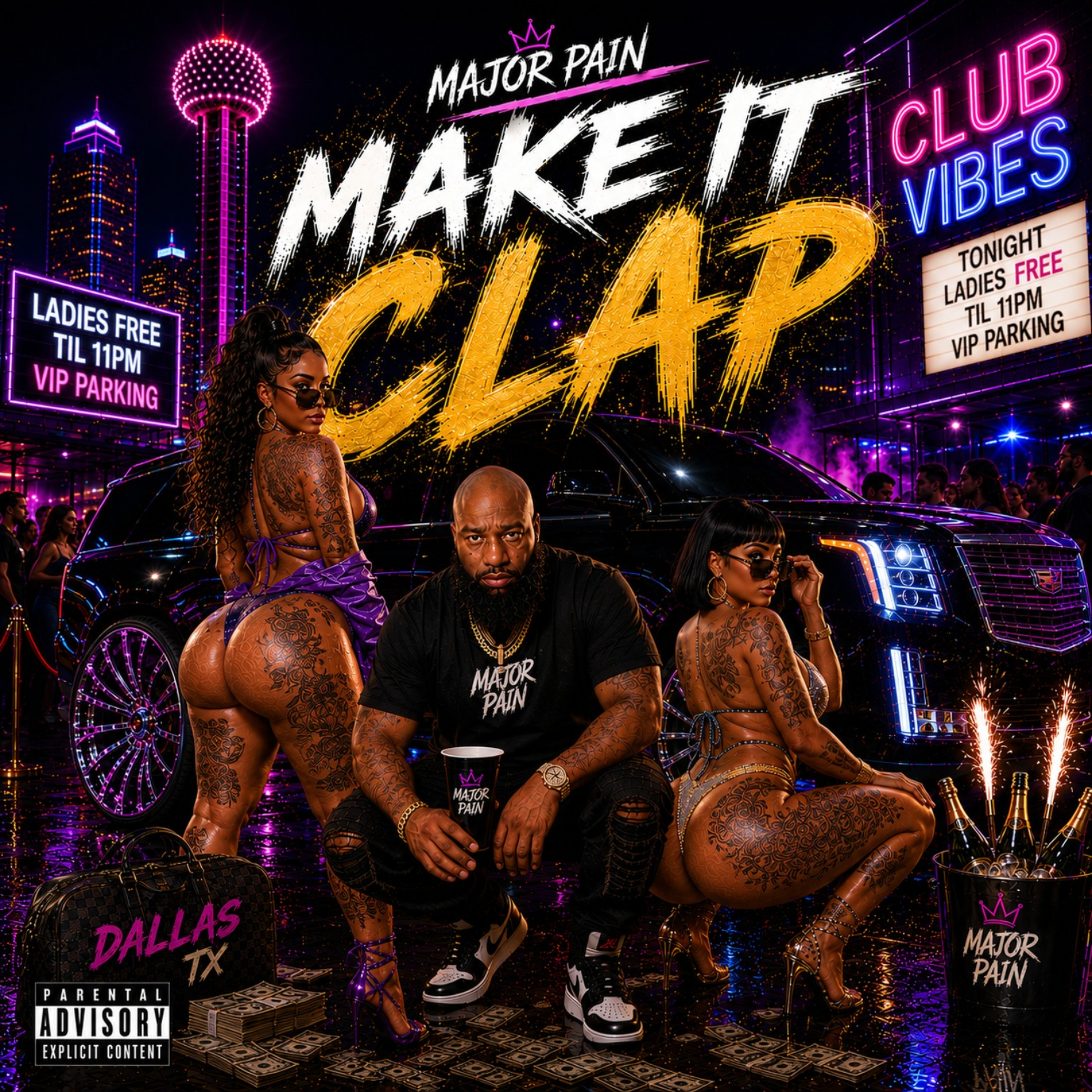 Make It Clap by Major pain cover art