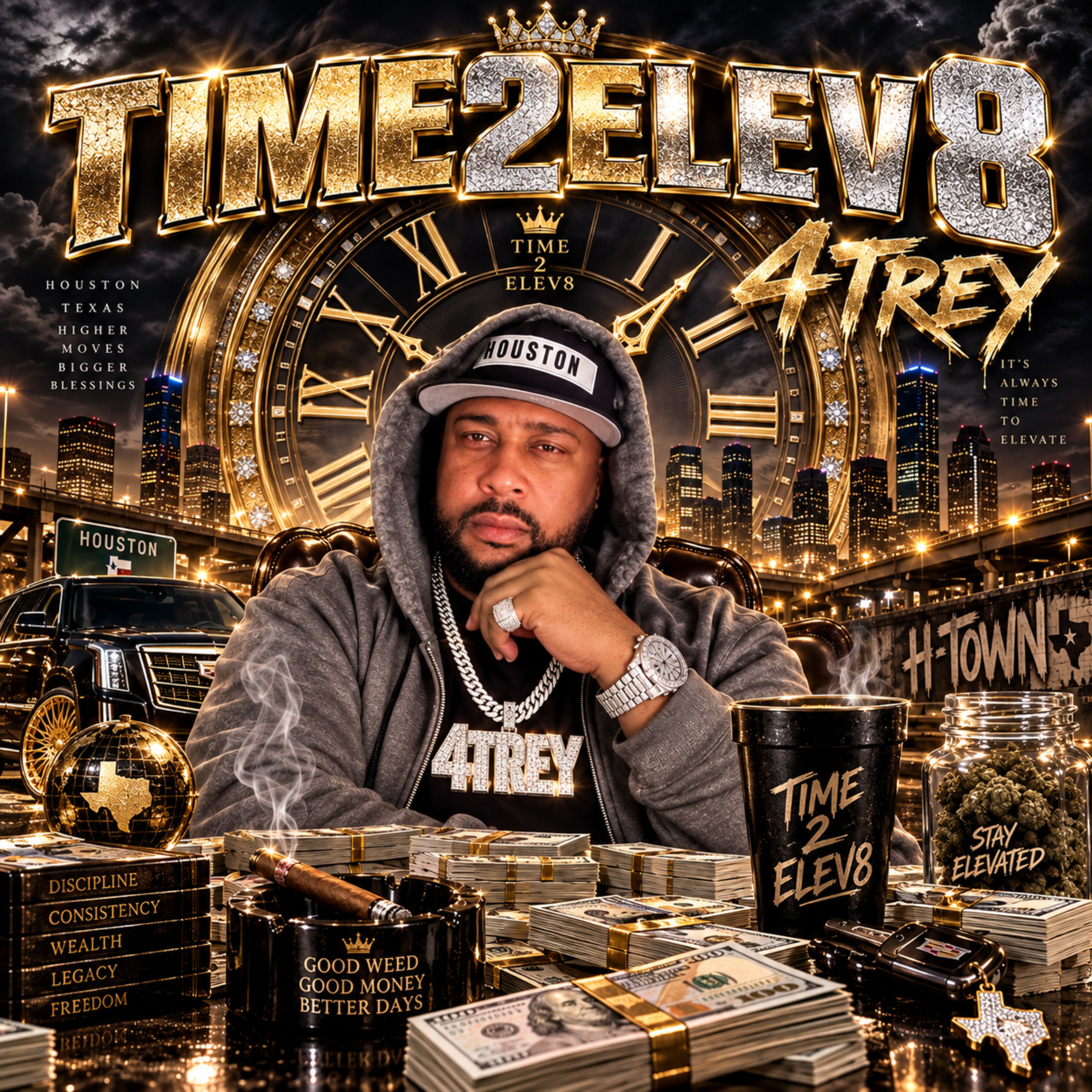 TIME2ELEV8 by 4Trey cover art