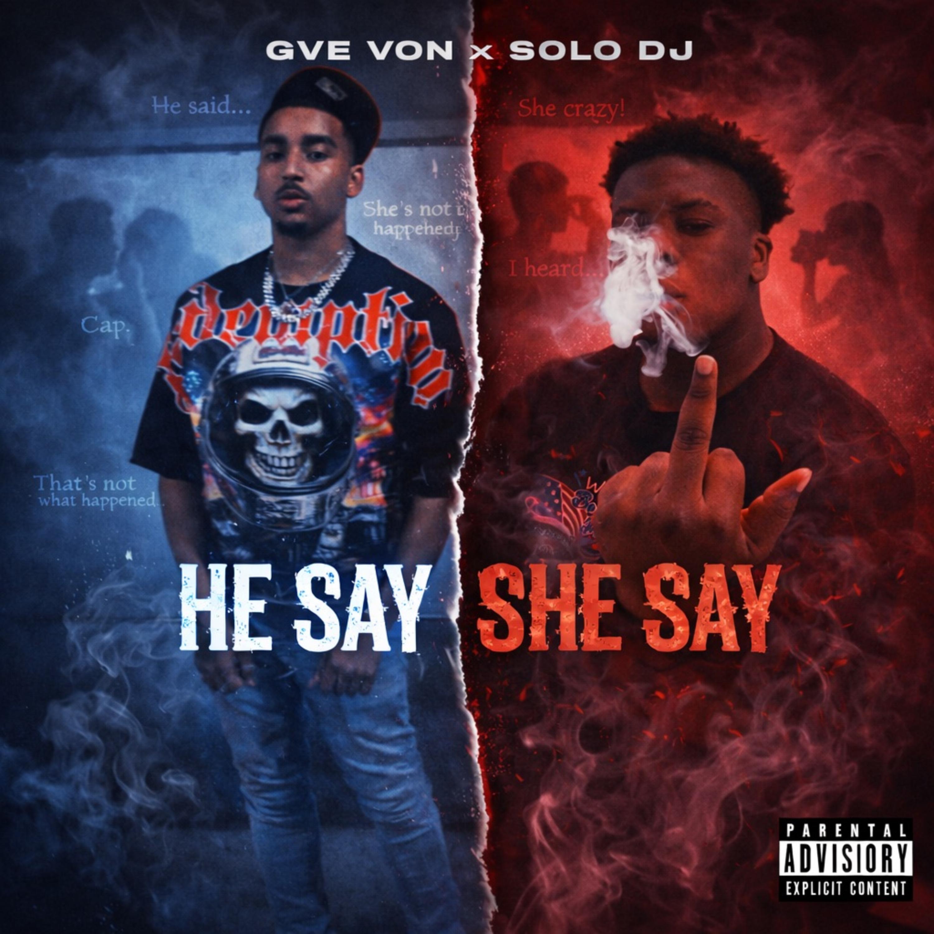 He Say She Say artwork