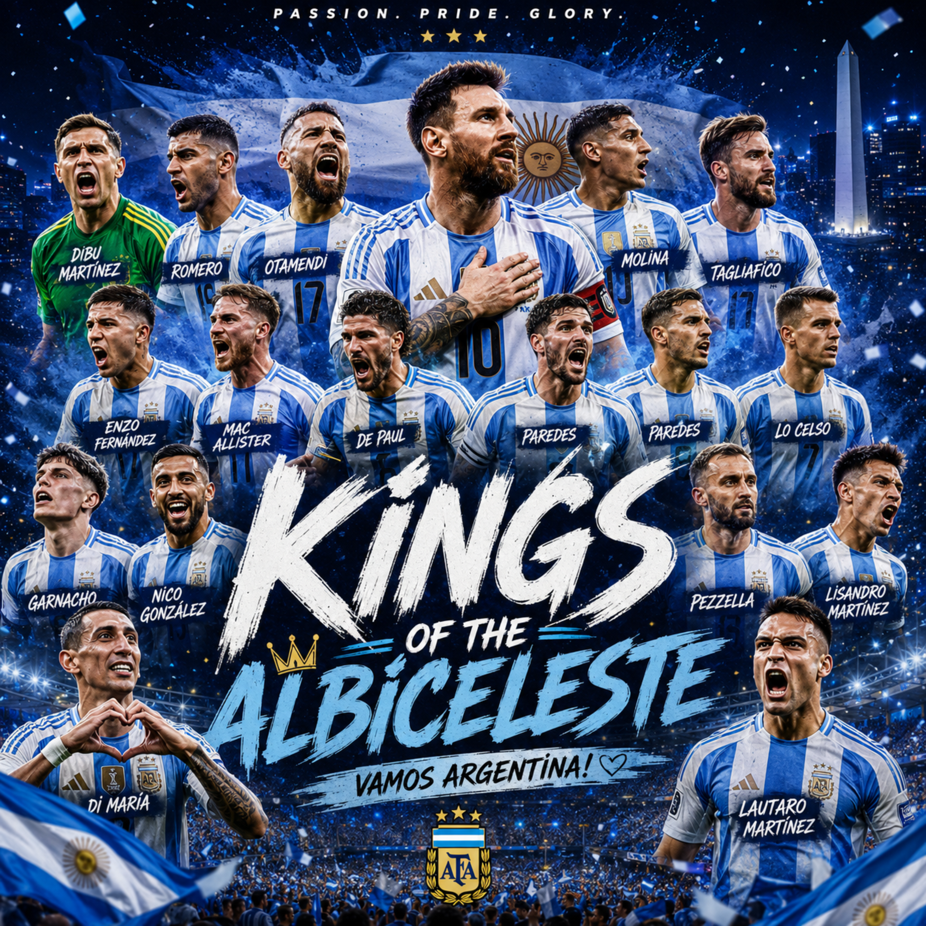 Kings of the Albiceleste by Anonna Zara cover art