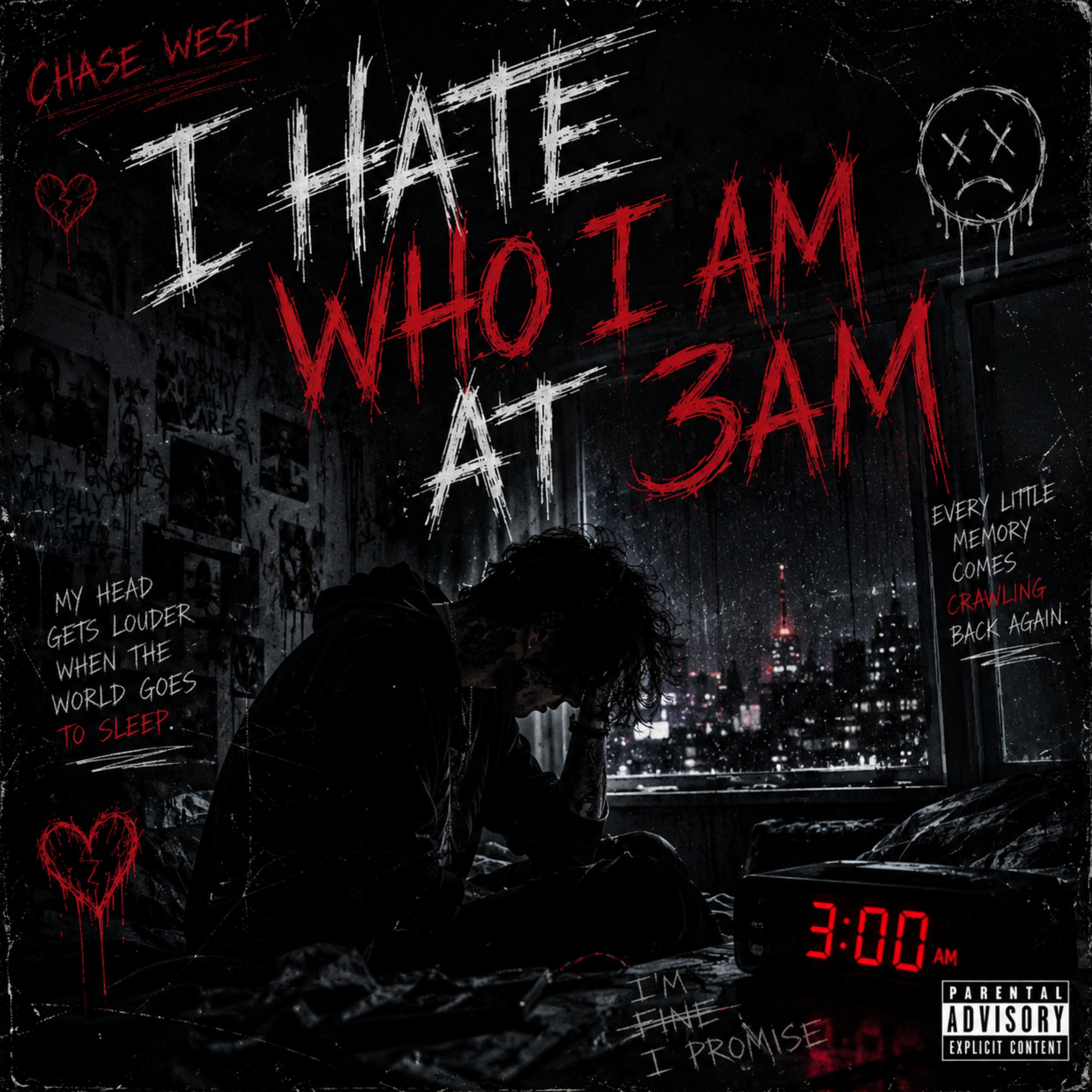I Hate Who I Am At 3 Am by $ Chase West cover art