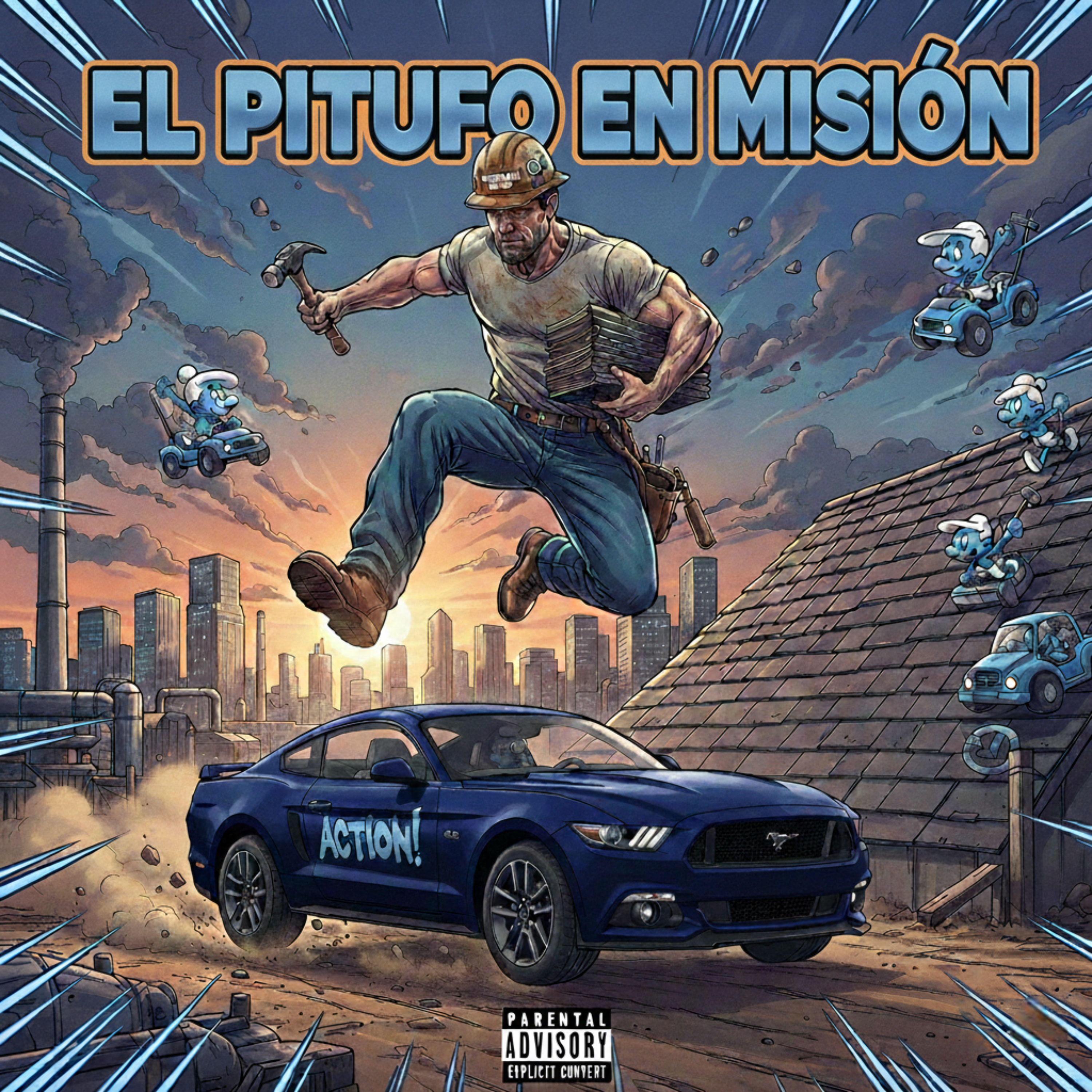 El Pitufo en Mision artwork
