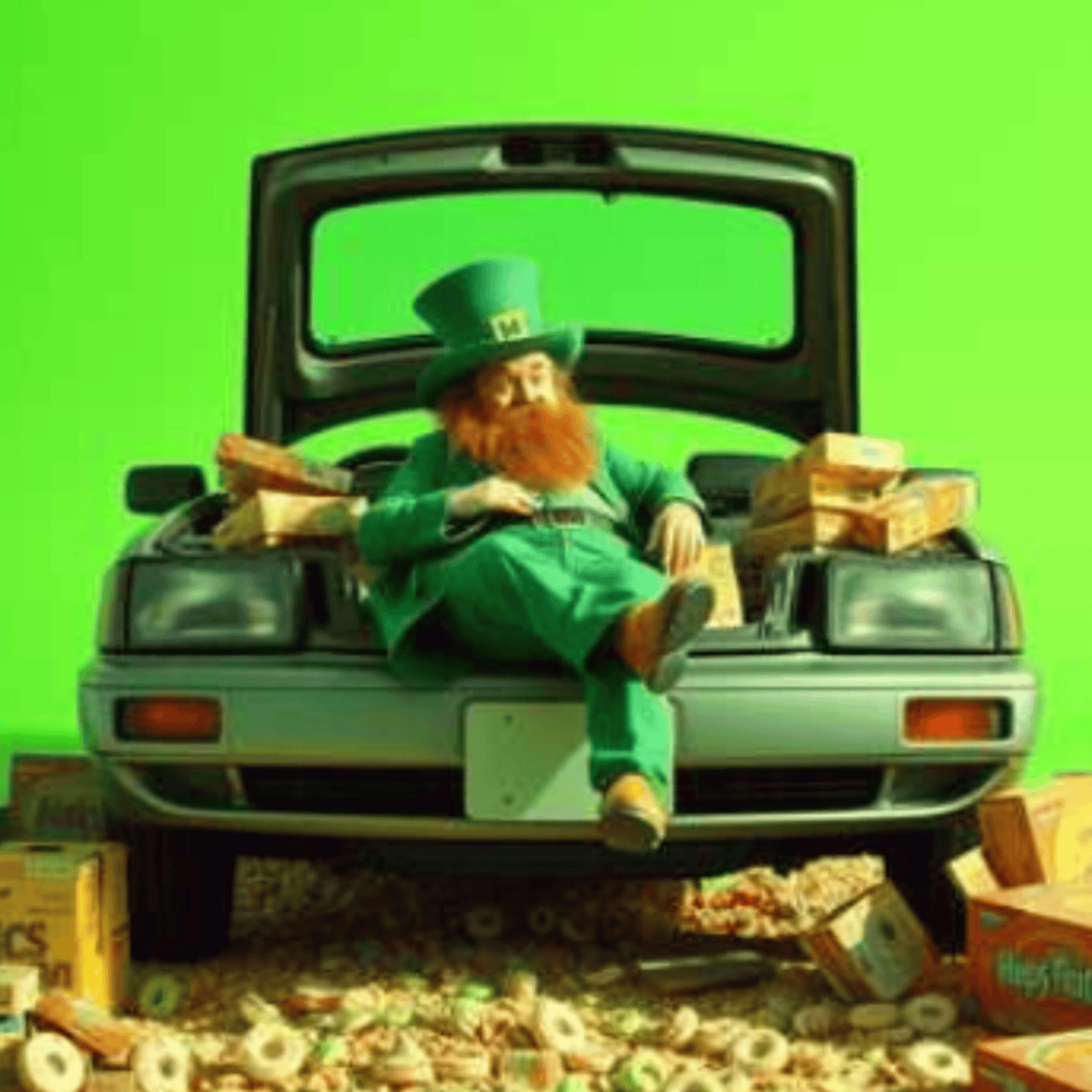 Where's me lucky Charms? artwork