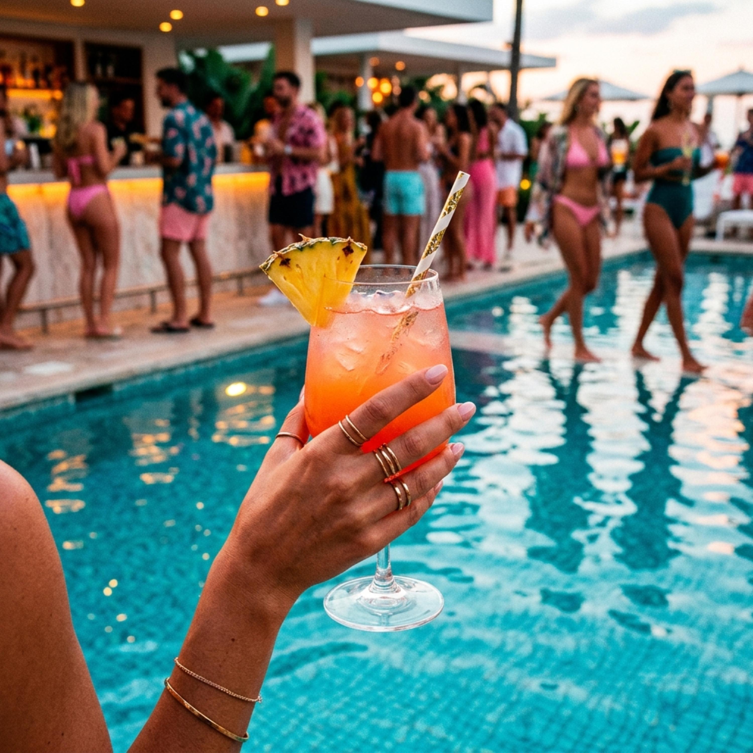 Summer Poolside House artwork