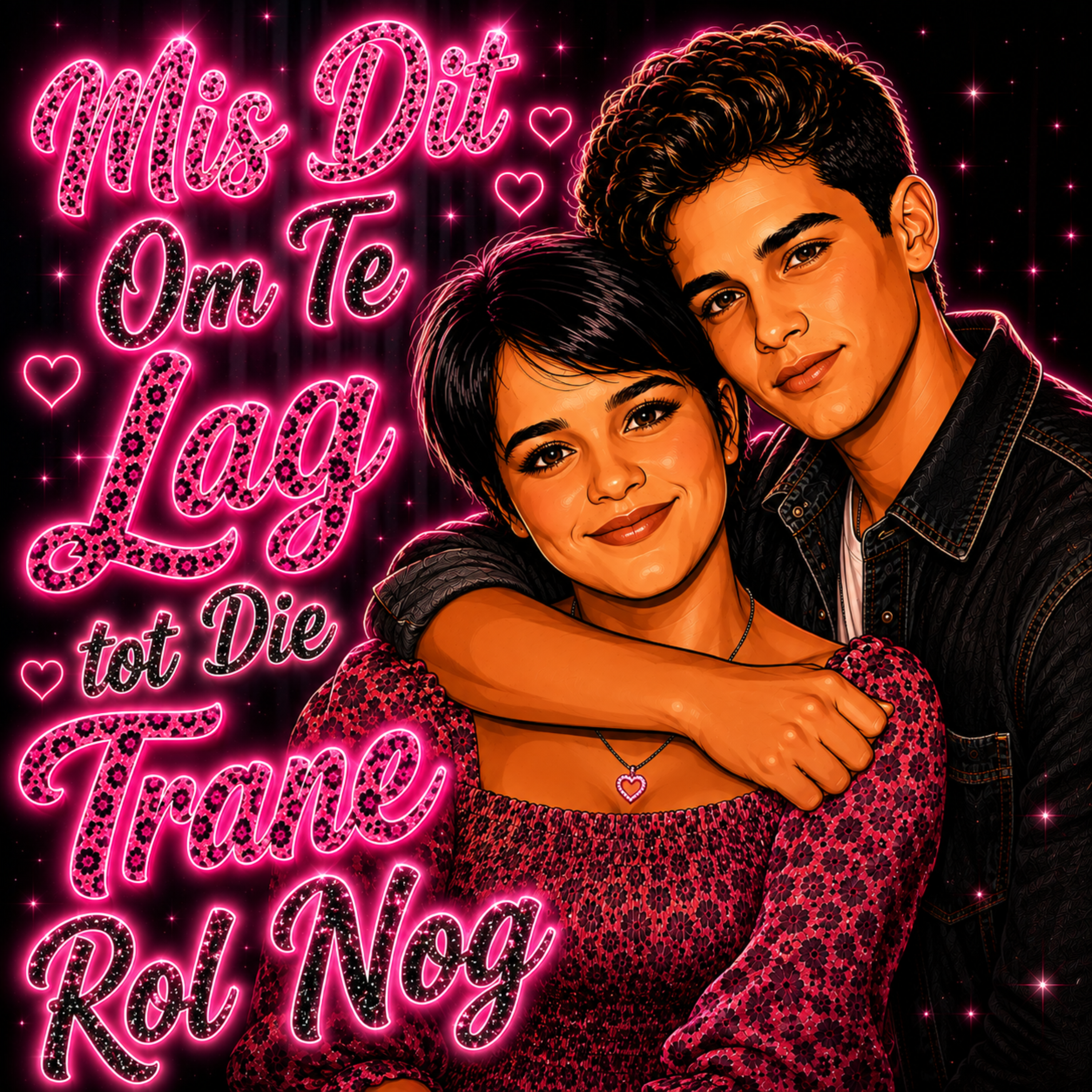 Mis Dit Om Te Lag tot Die Trane Rol Nog by glow flower cover art