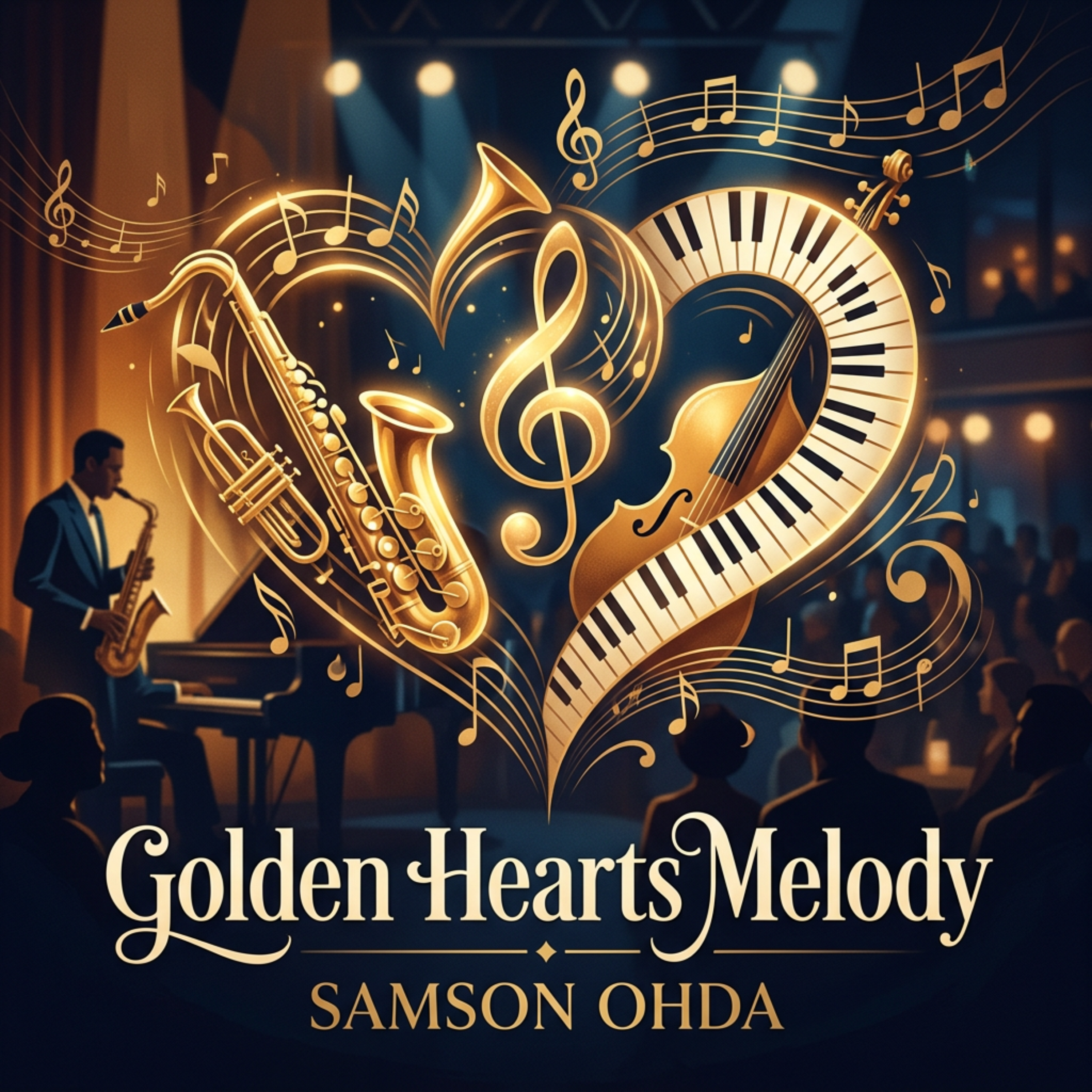 Golden Hearts Melody by Samson Ohda  cover art