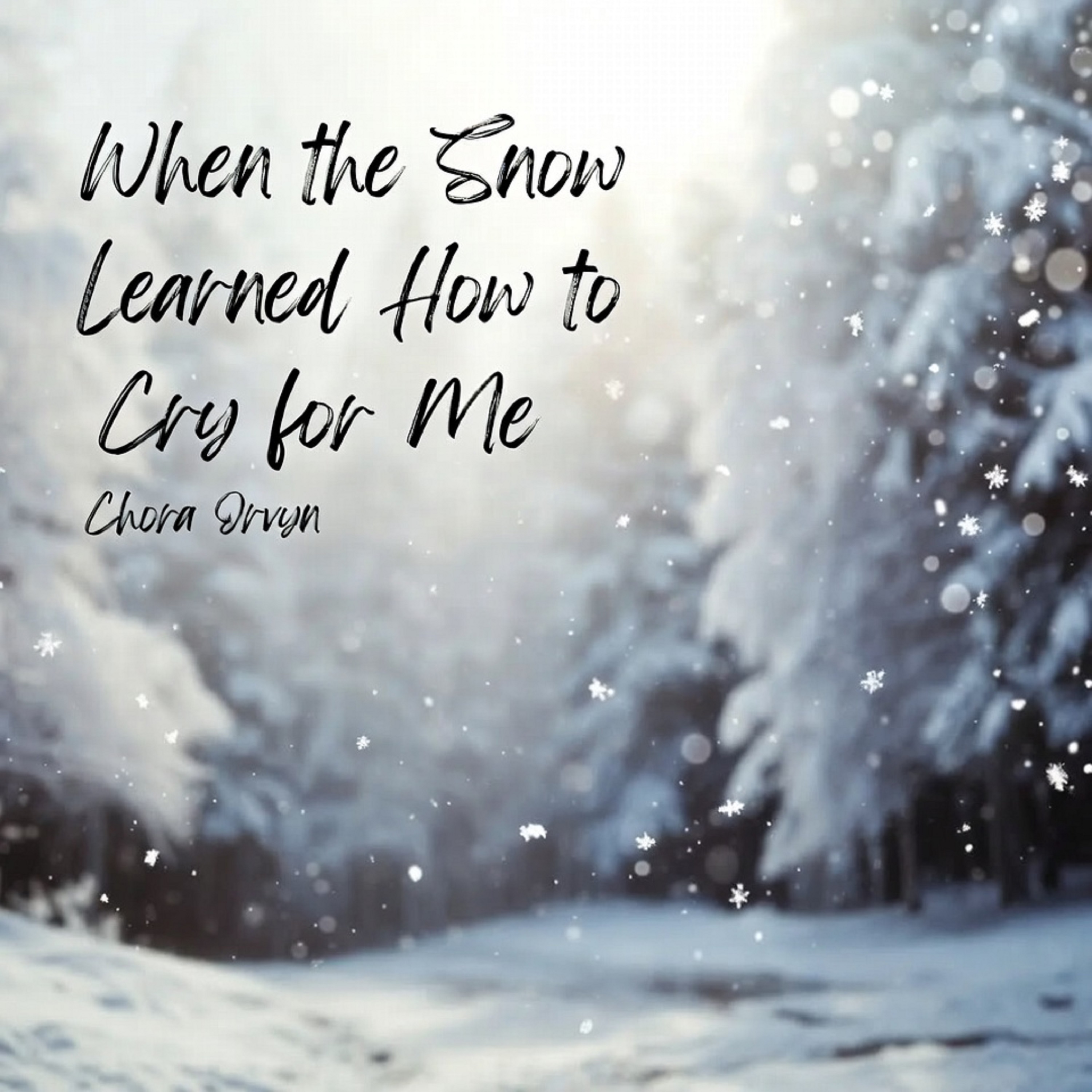 When the Snow Learned How to Cry for Me artwork