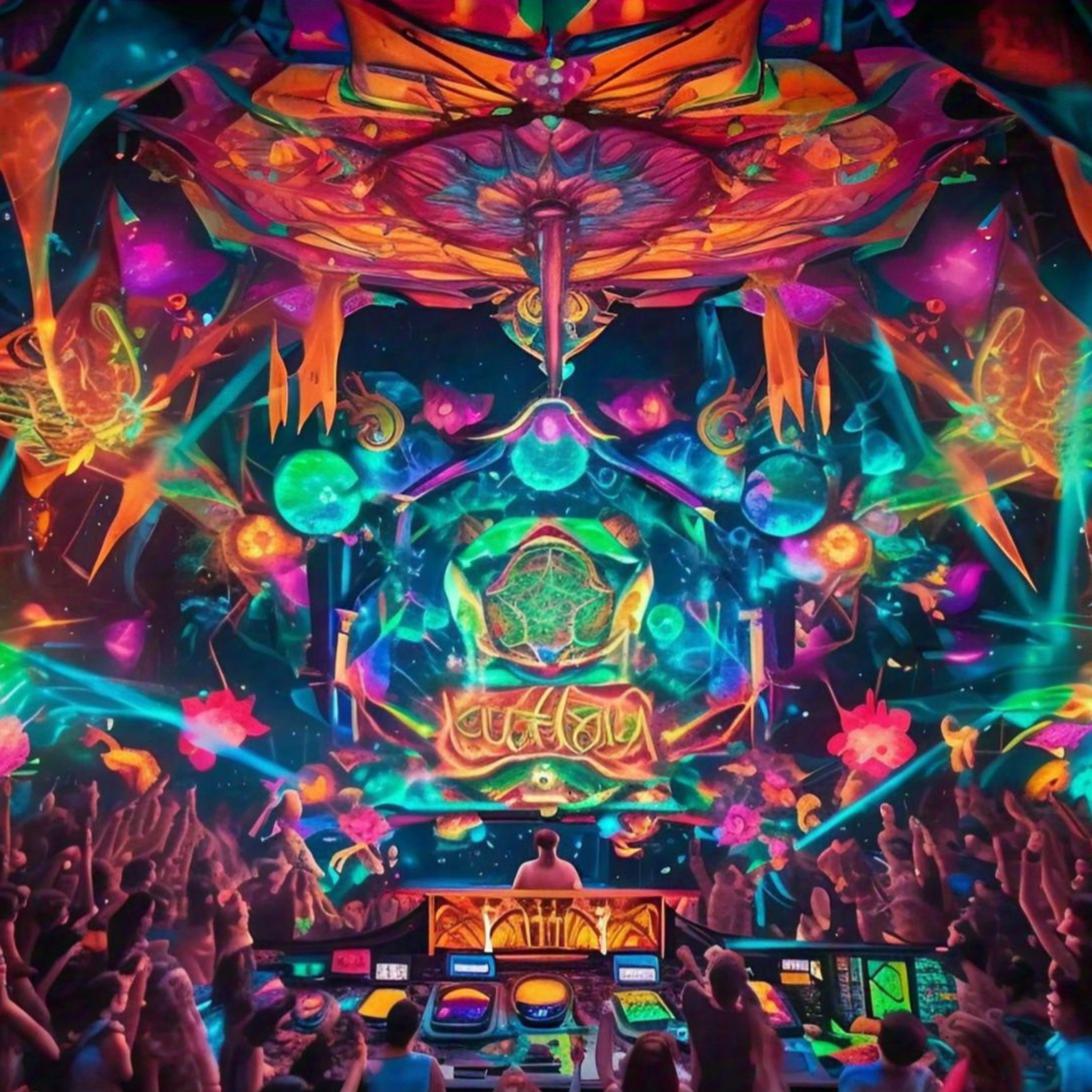 I love my drawing life psytrance artwork