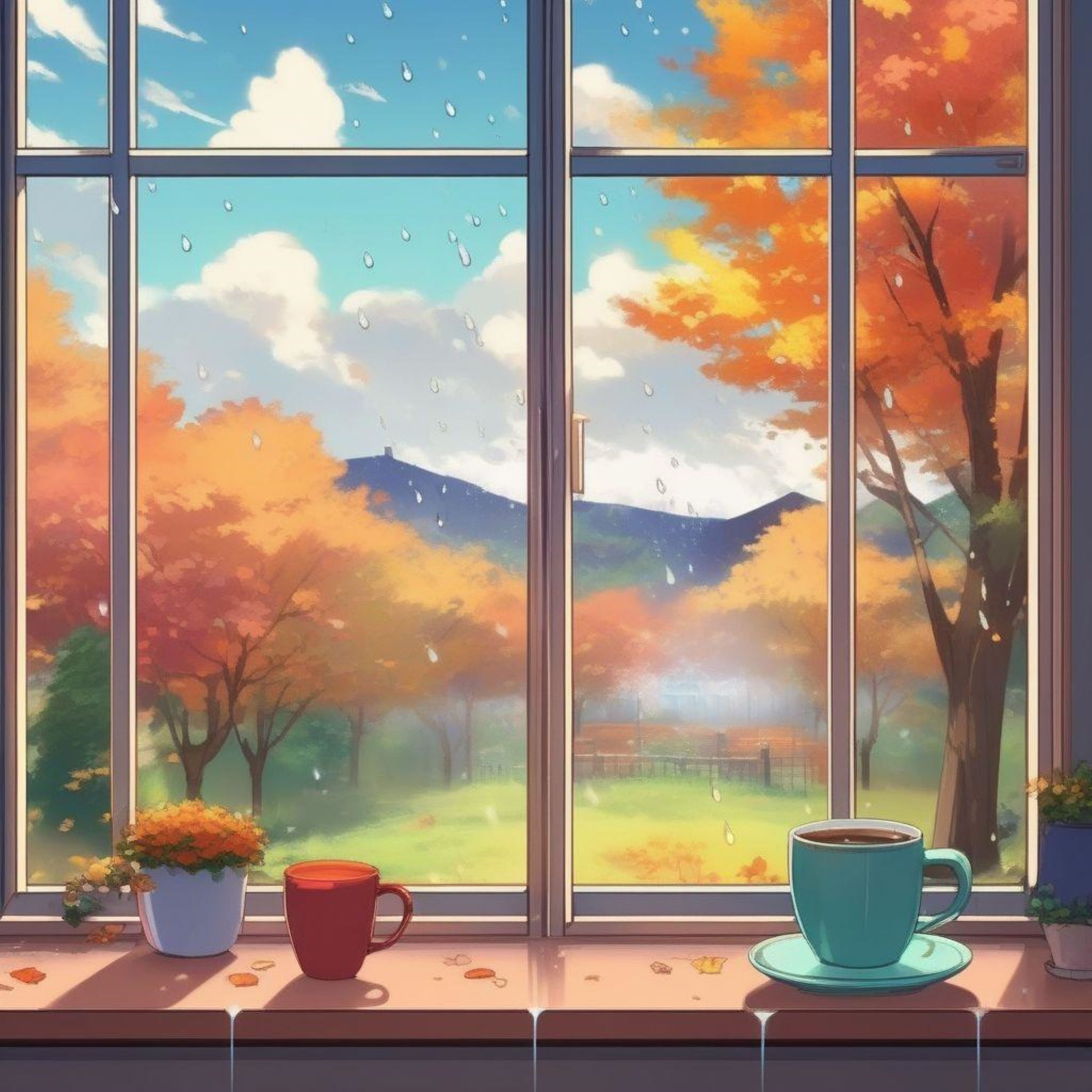 Rainy Day Coffee LoFi artwork