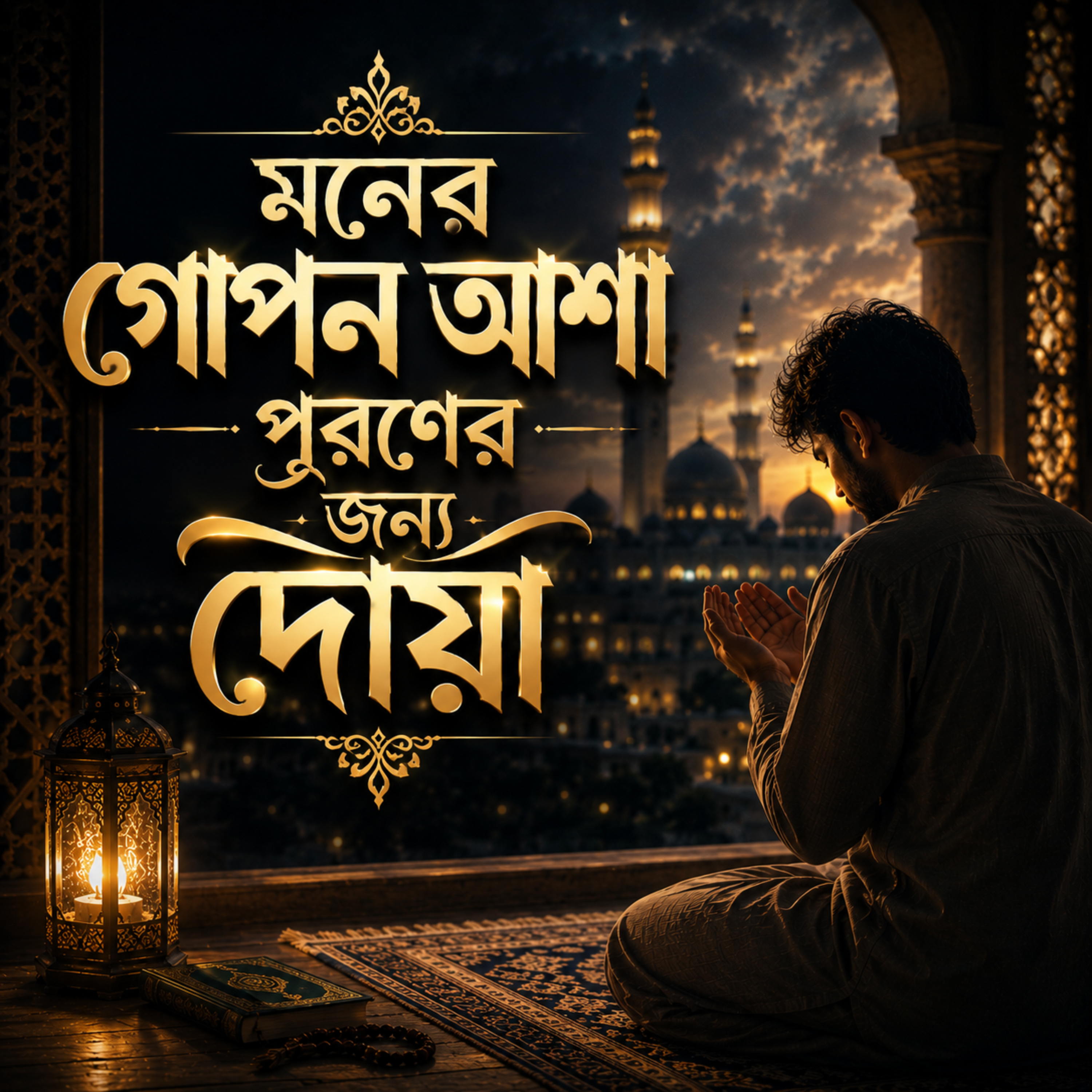 মনের গোপন আশা পূরণের জন্য দোয়া by Ananya Sharma cover art