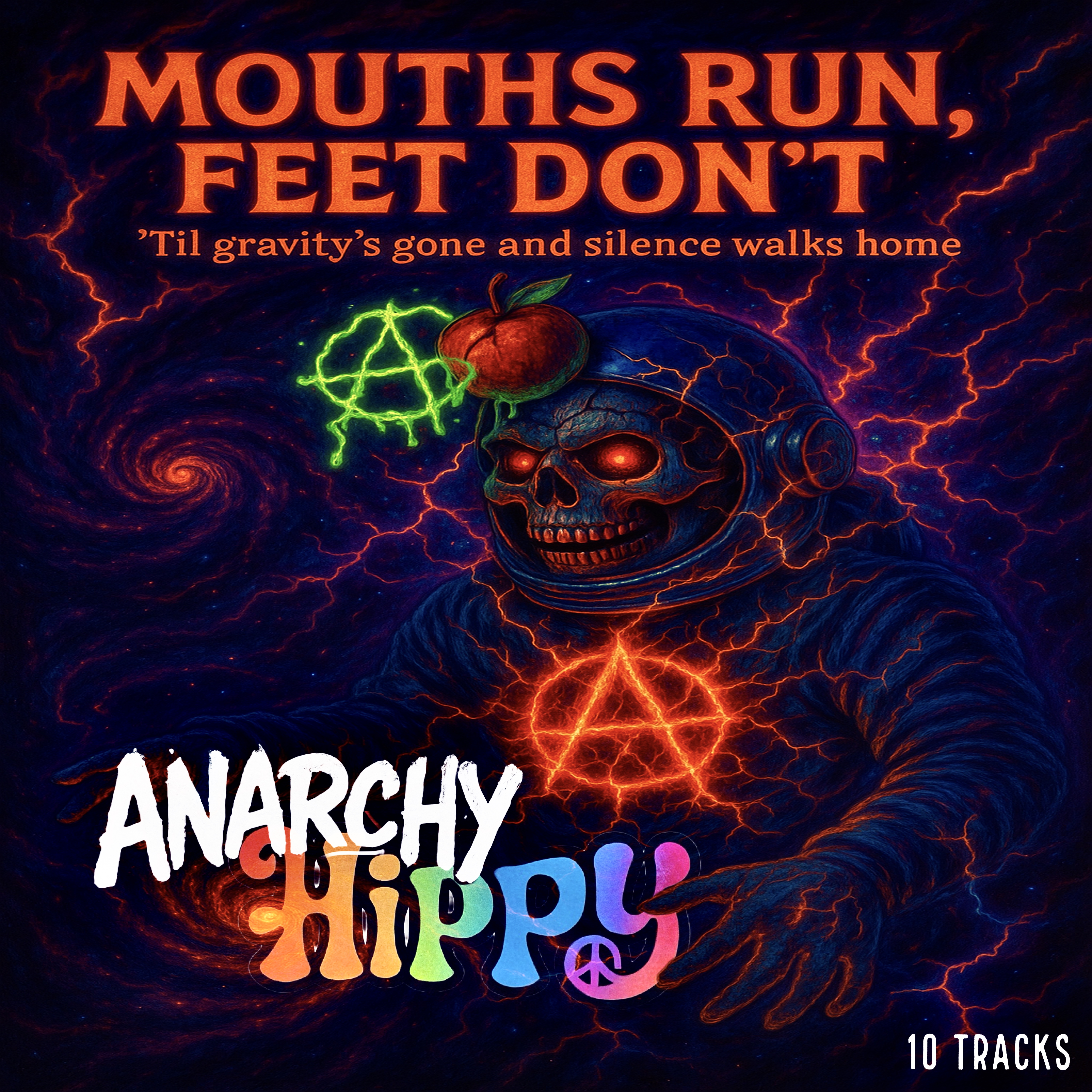 Mouths Run, Feet Don’t artwork