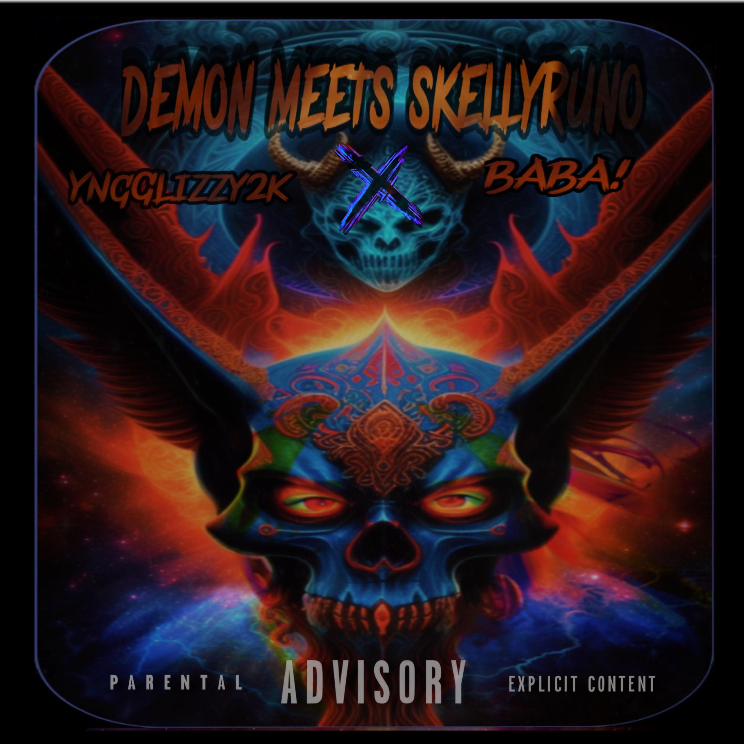 Demon Meets Skellyruno artwork