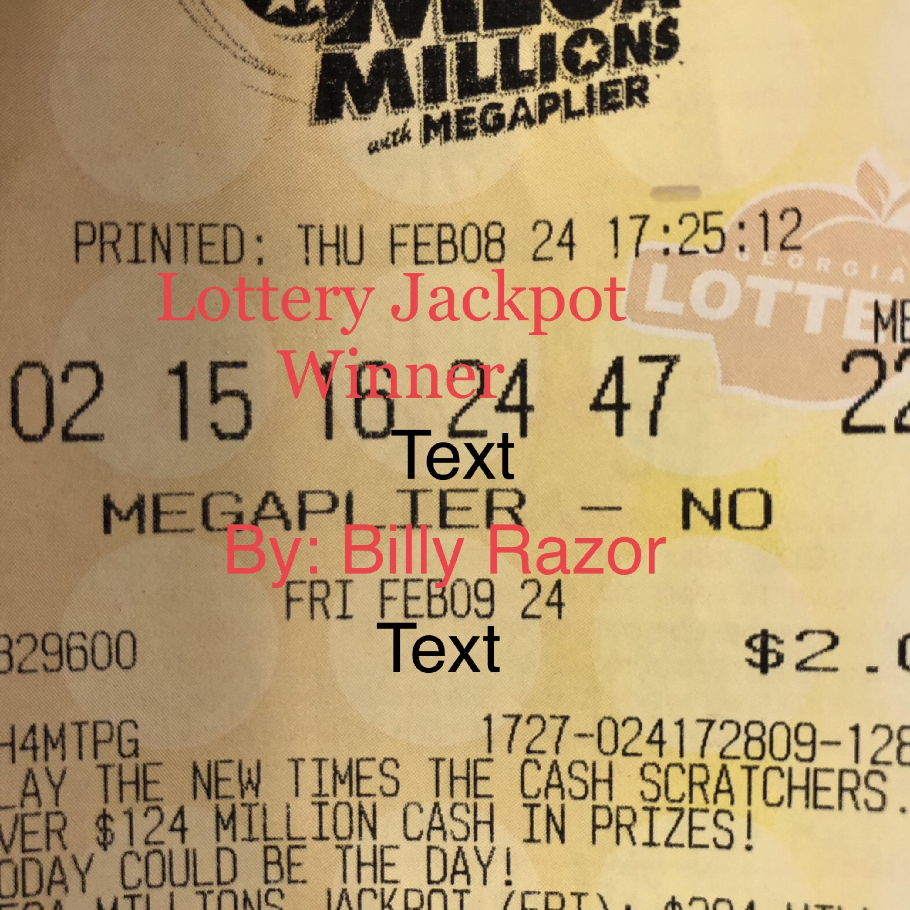 Lottery Jackpot Winner artwork