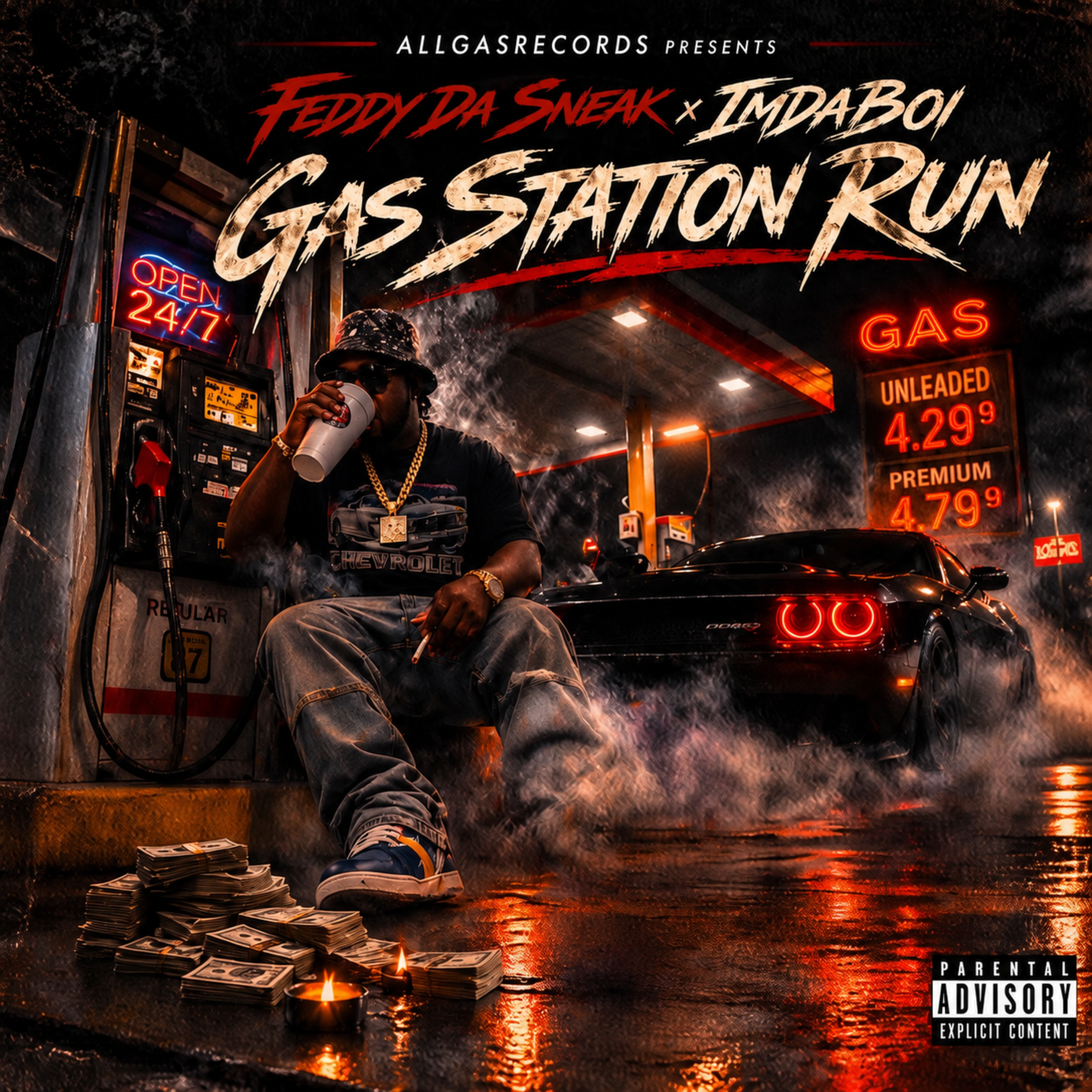 Gas Station Run by Feddy Da Sneak  cover art