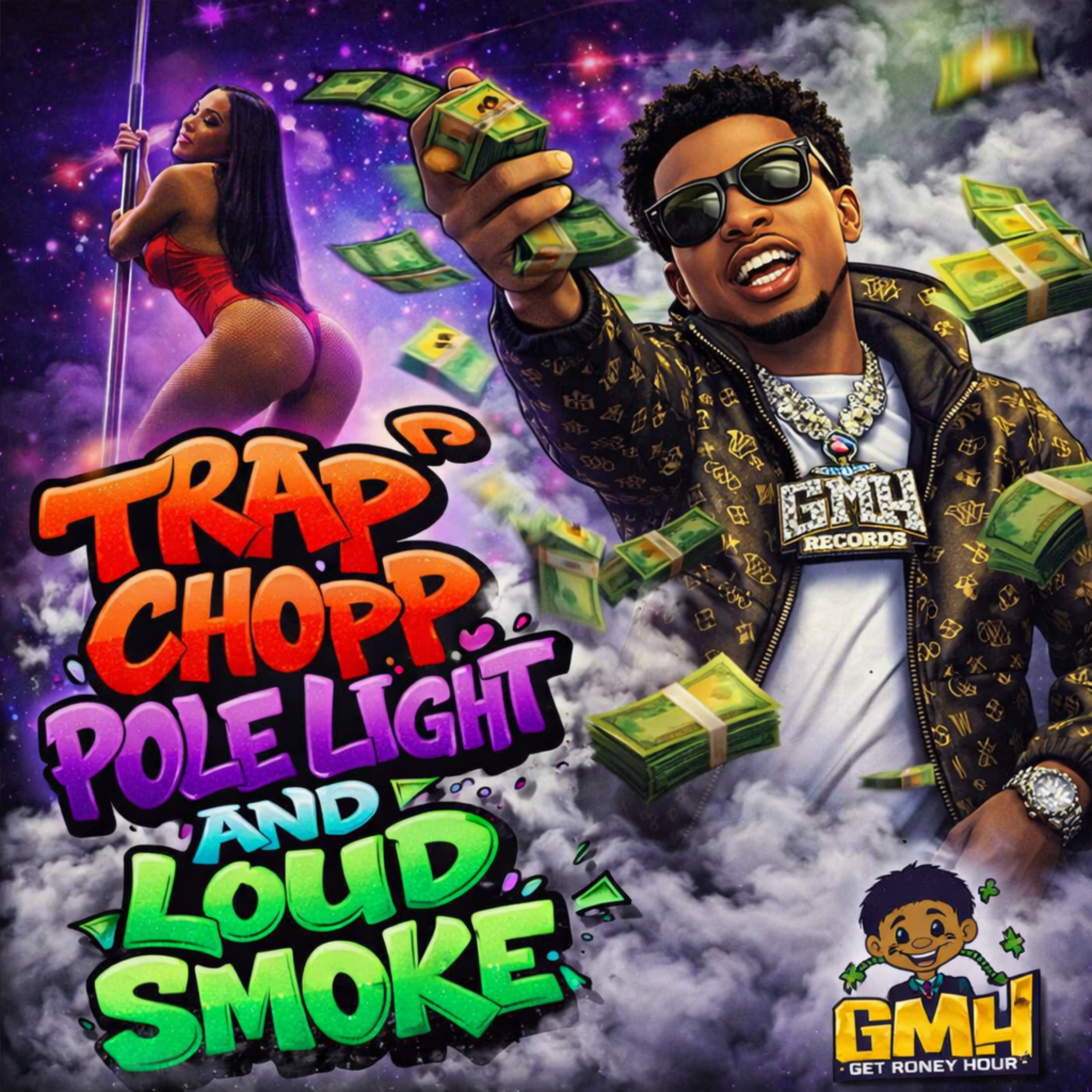 pole light and loud smoke artwork