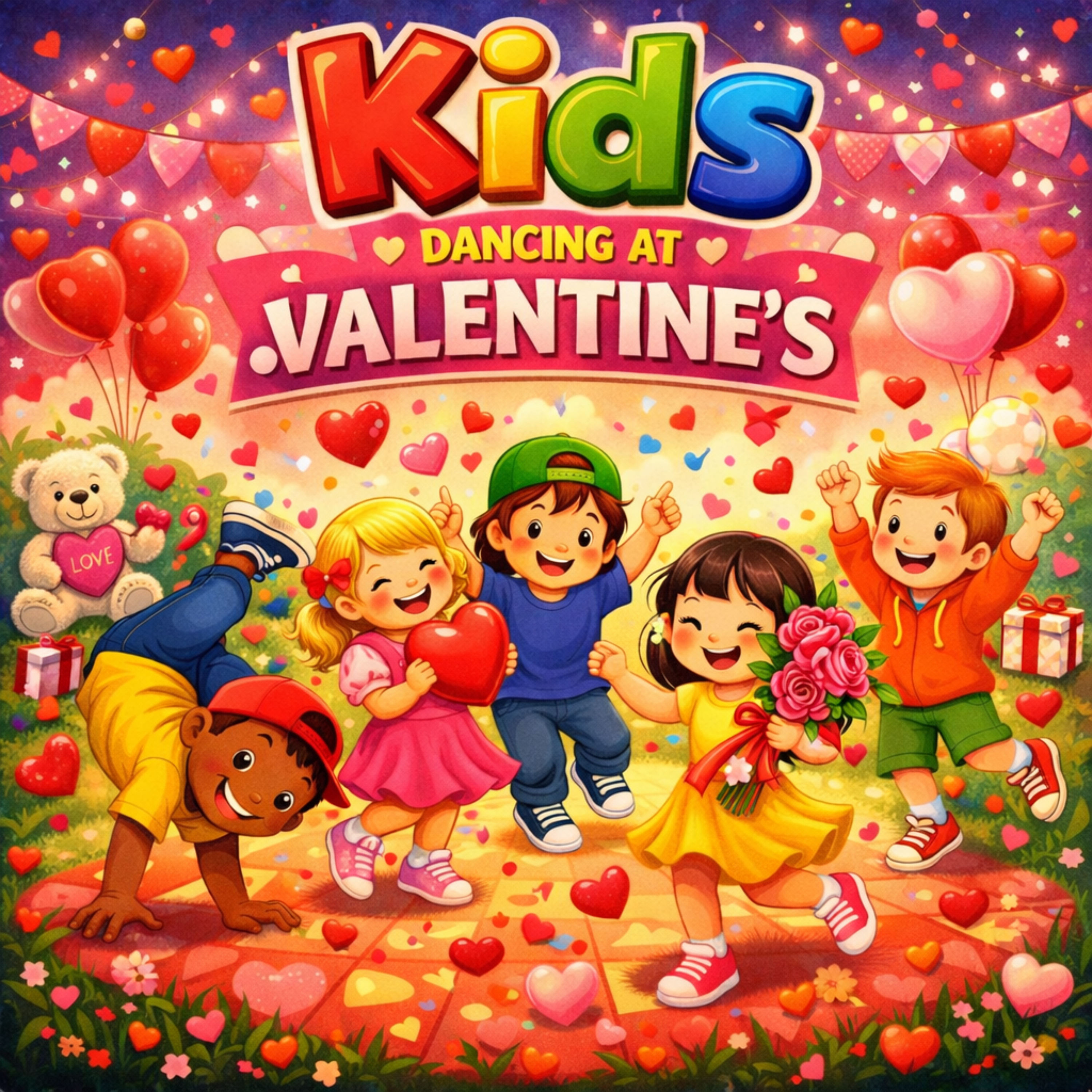 KIDS Dancing At VALENTINE’S artwork