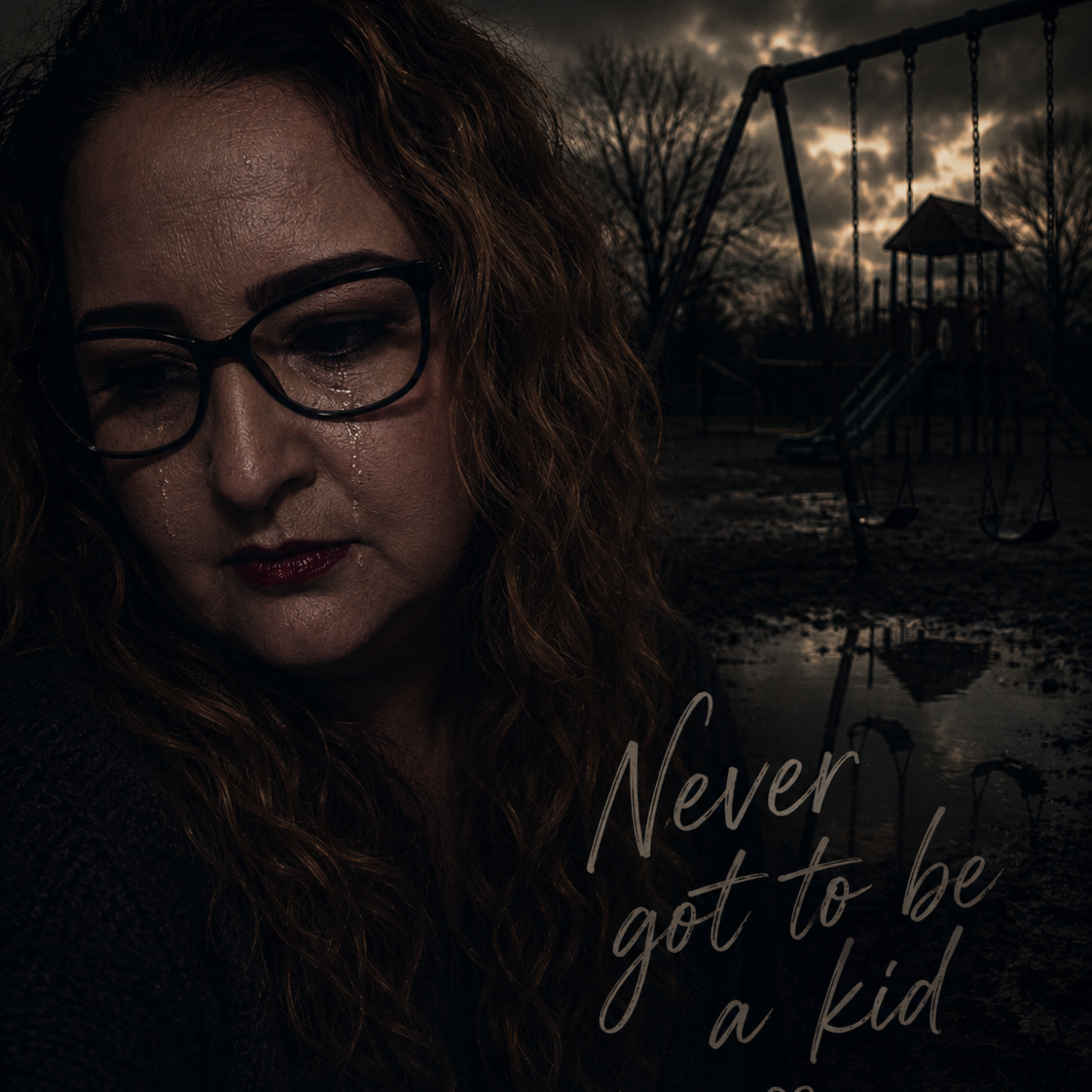 Never got to be a kid by Maz Bain cover art