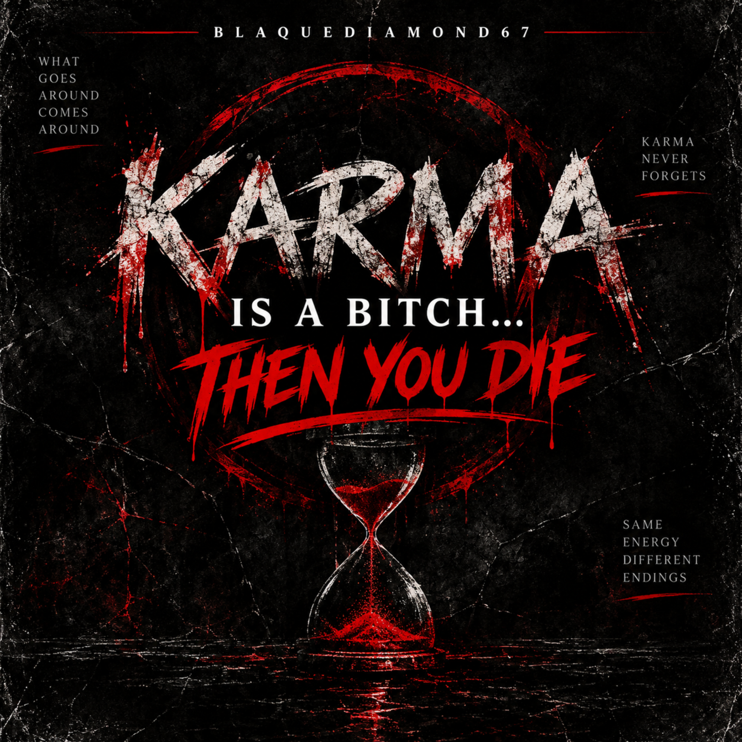 KARMA IS A BITCH… THEN YOU DIE by Blaquediamond67 cover art