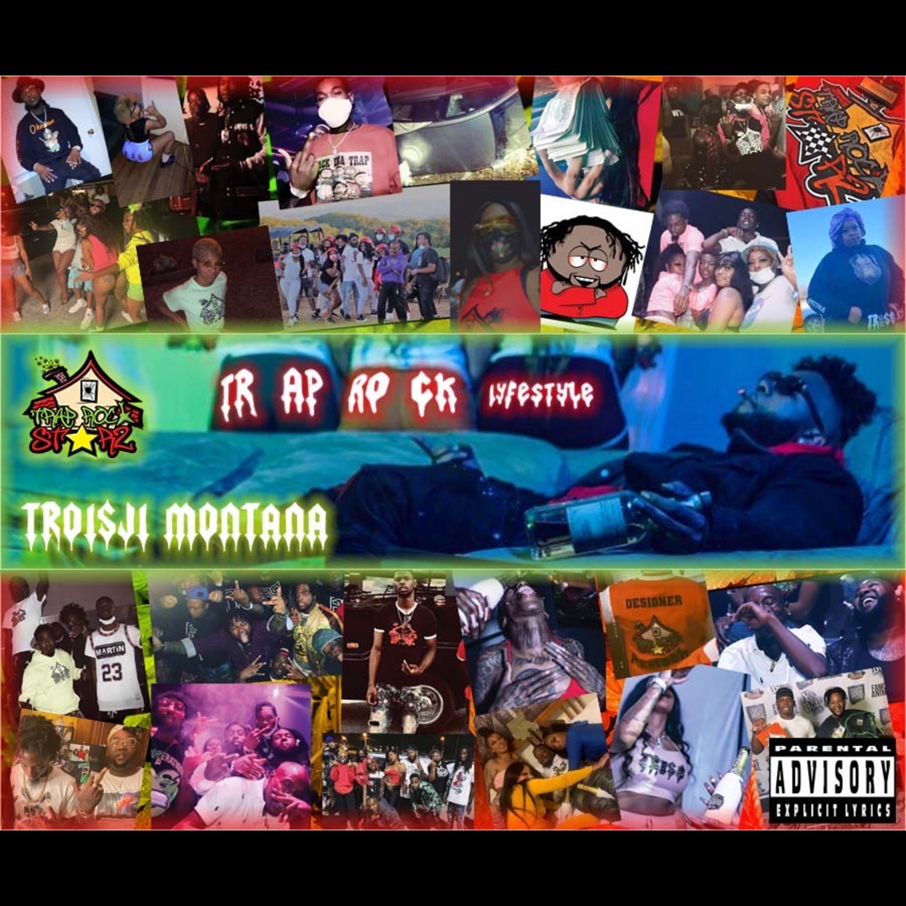 TrapRock Lyfestyle EP by TroisJi Montana cover art