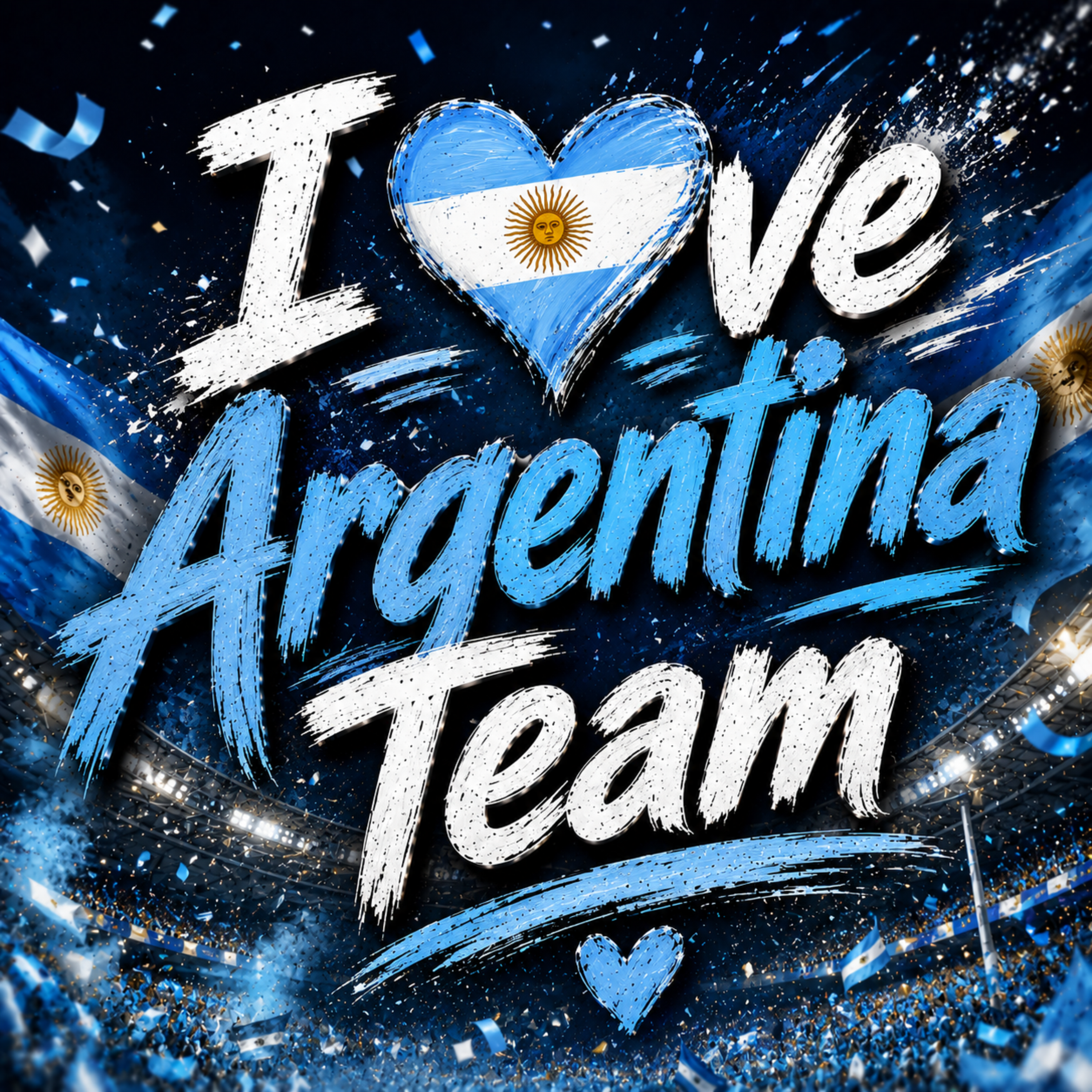 I Love Argentina Team by Anonna Zara cover art