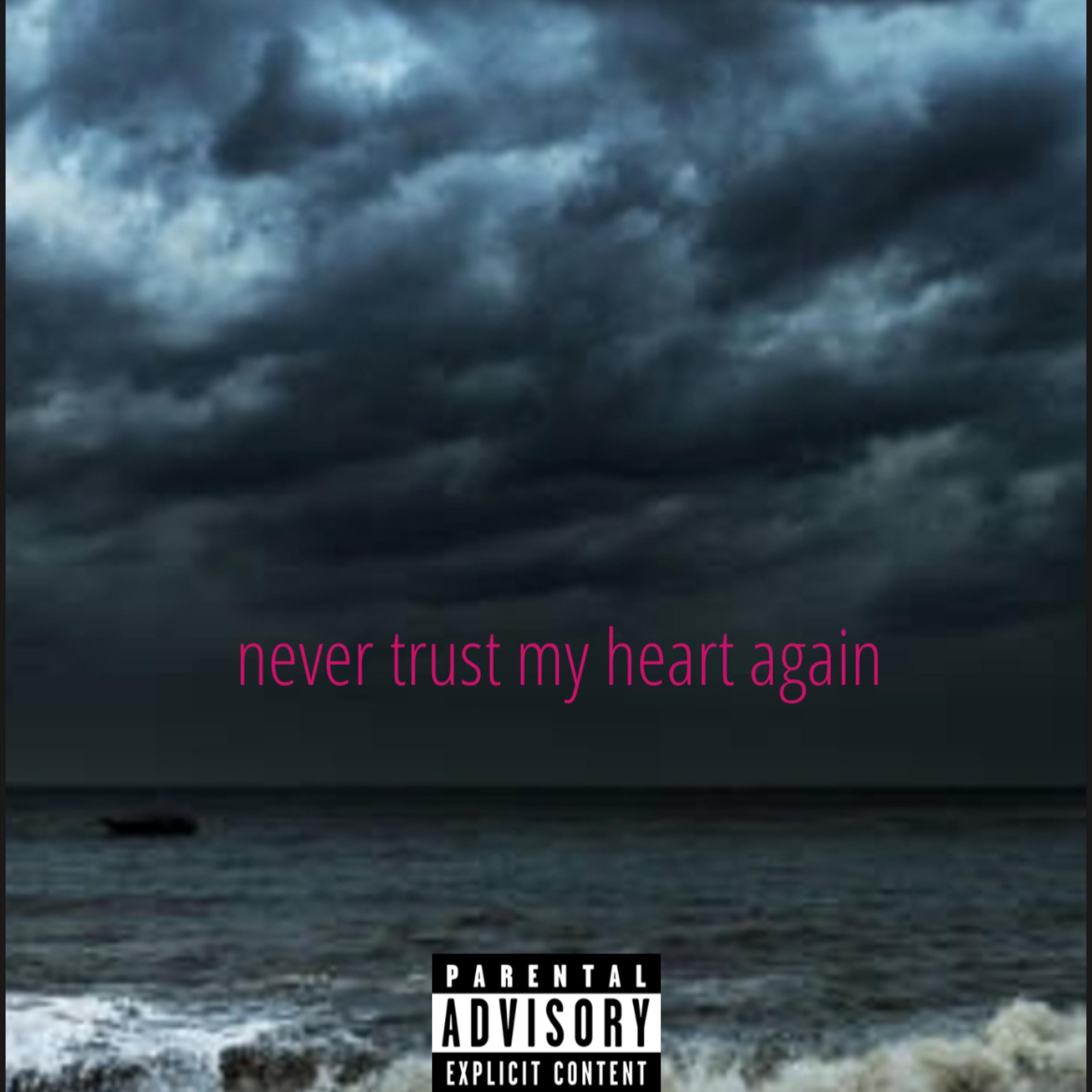 never trust my heart again artwork