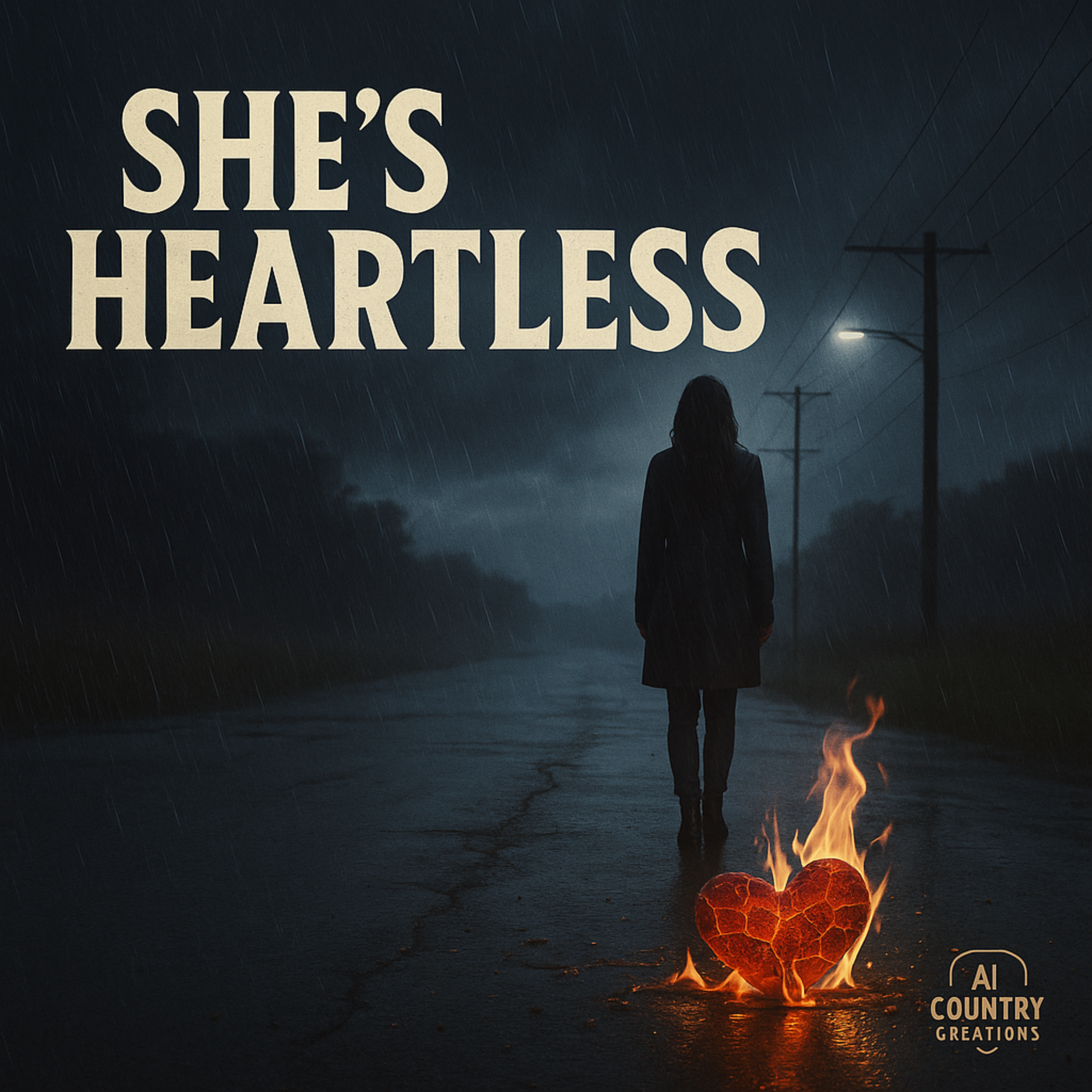 She's Heartless artwork
