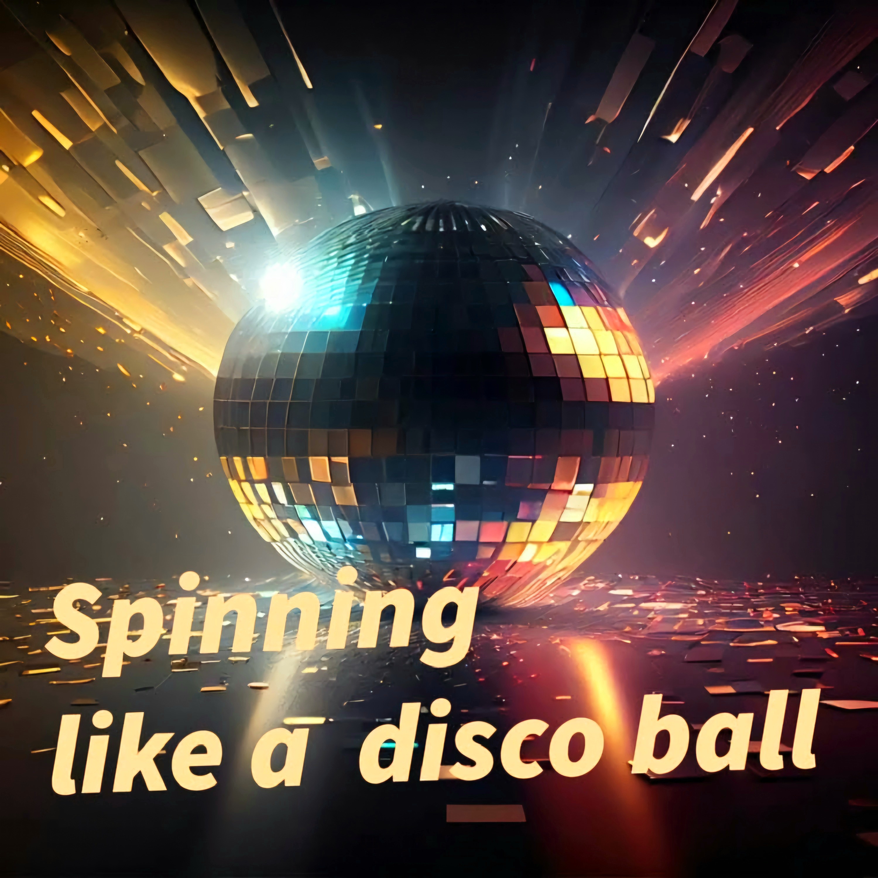 spinning like a disco ball artwork