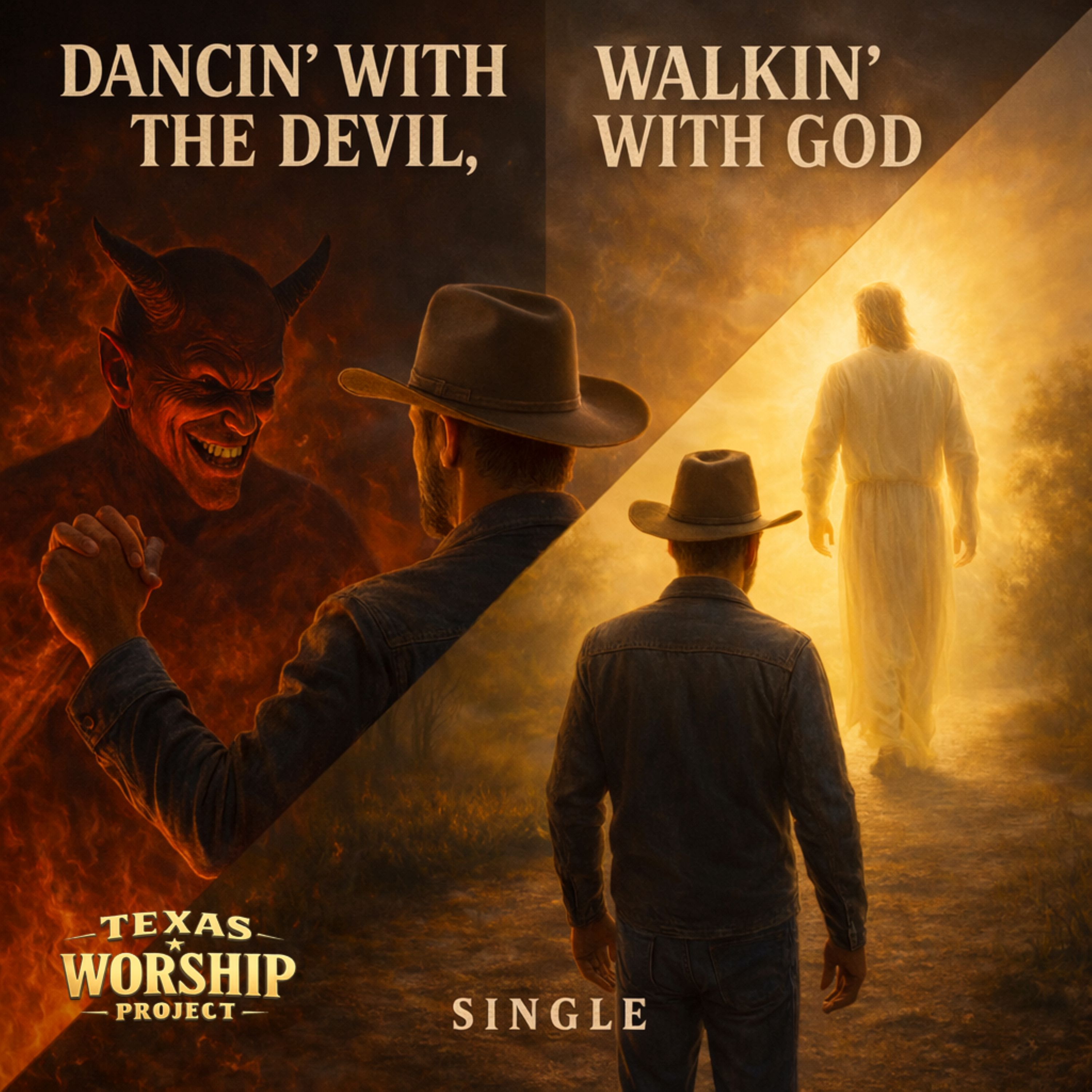 Dancin’ With The Devil, Walkin’ With God artwork