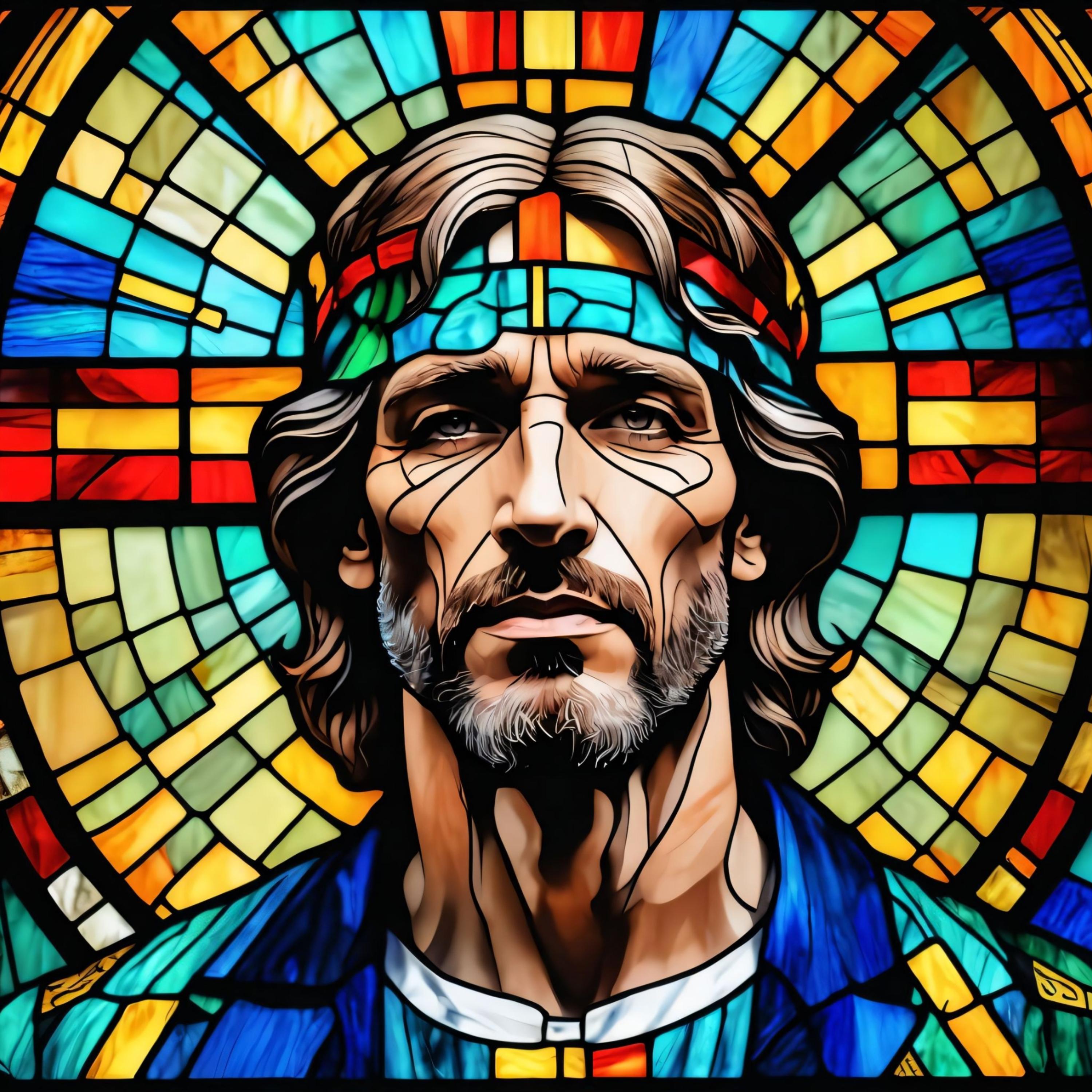 Stain Glass Salvation artwork