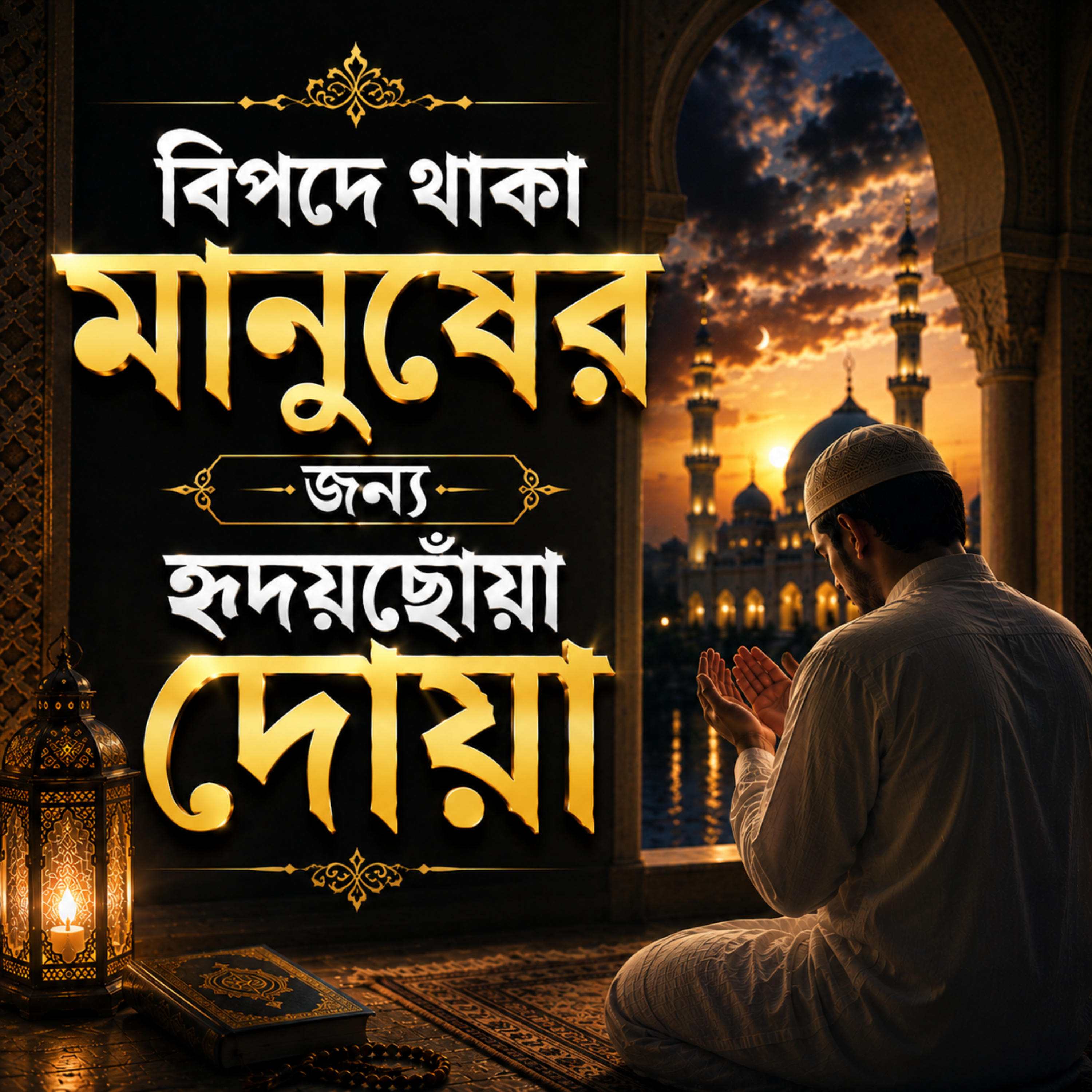 বিপদে থাকা মানুষের জন্য হৃদয়ছোঁয়া দোয়া by Ananya Sharma cover art
