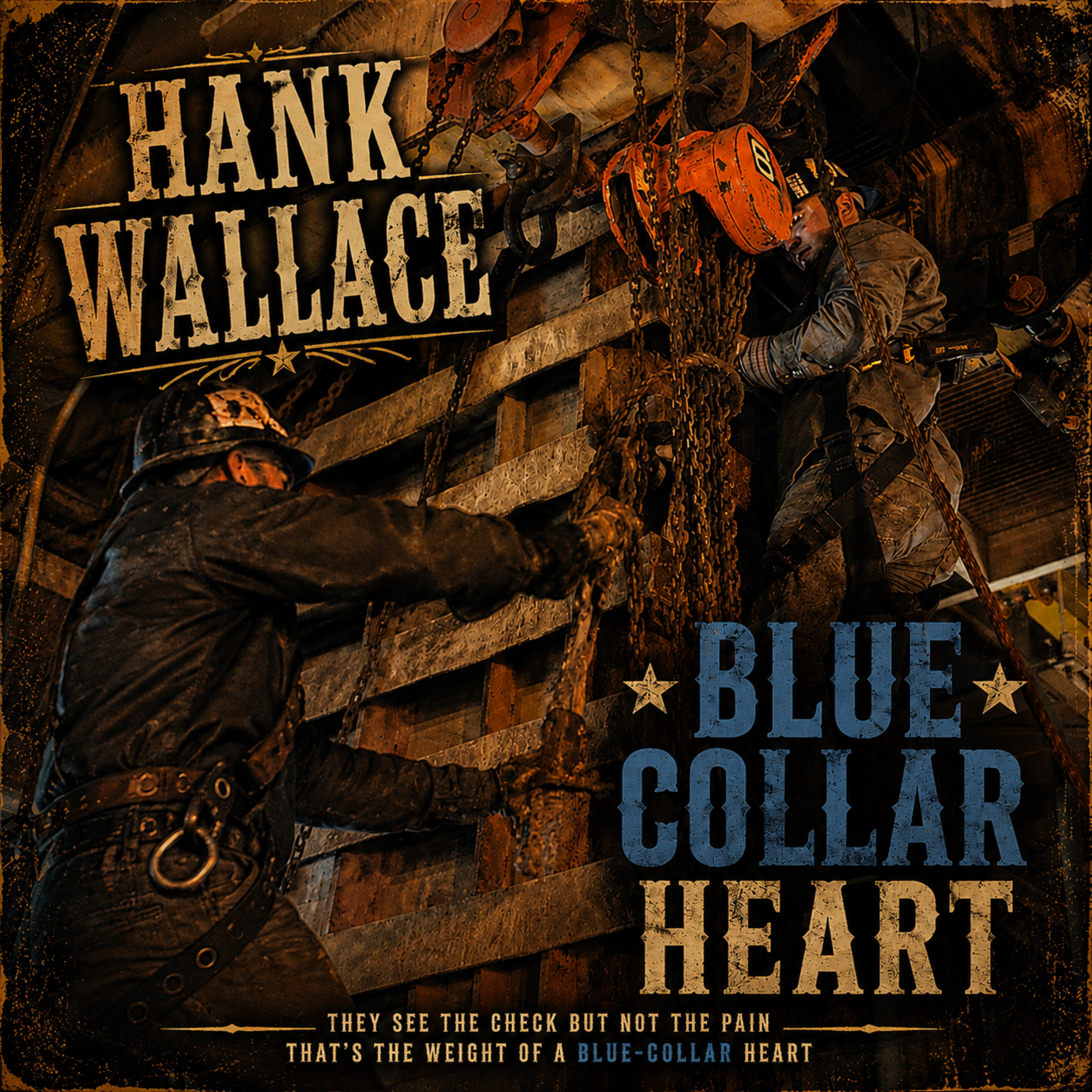 Blue Collar Heart by Hank Wallace cover art
