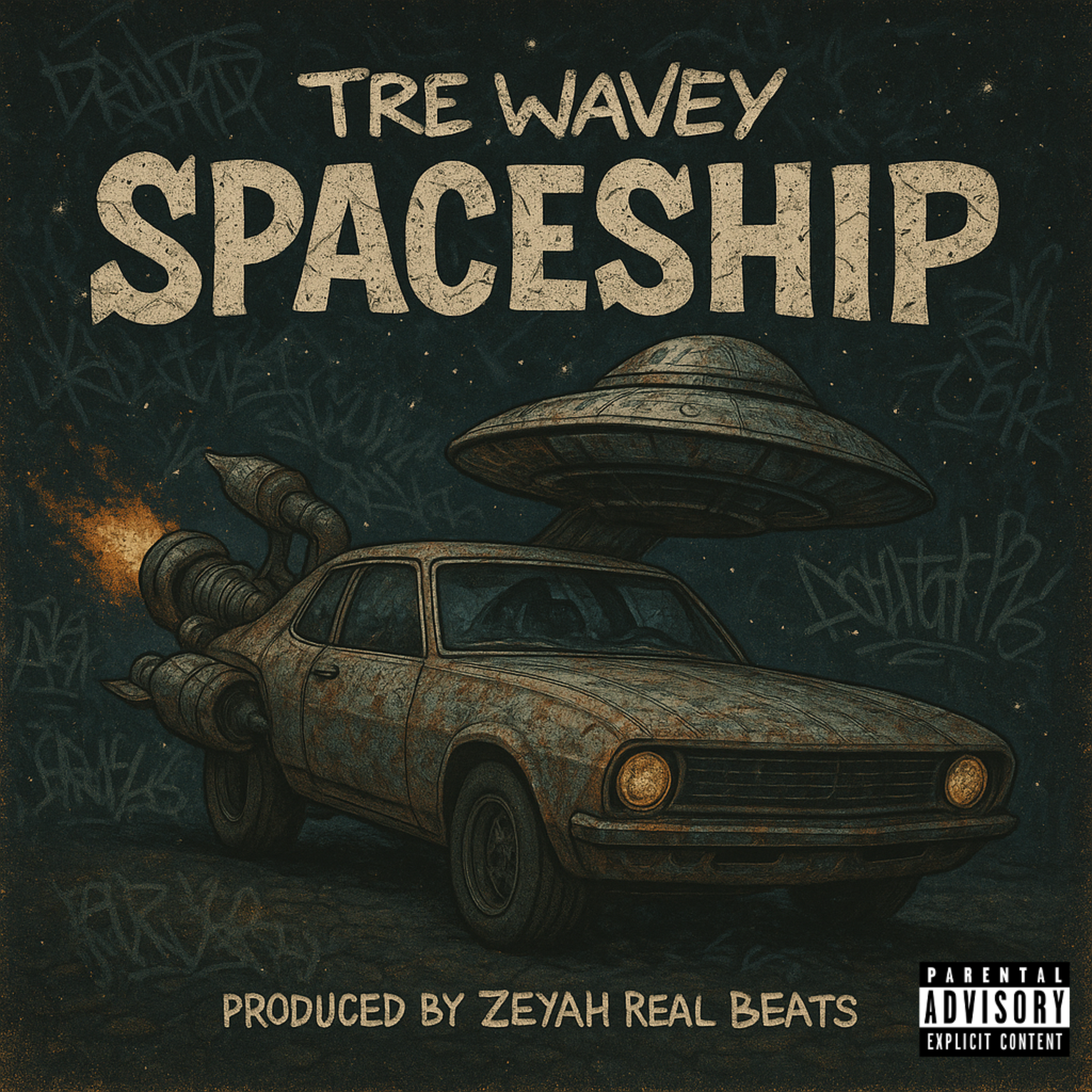 Spaceship artwork