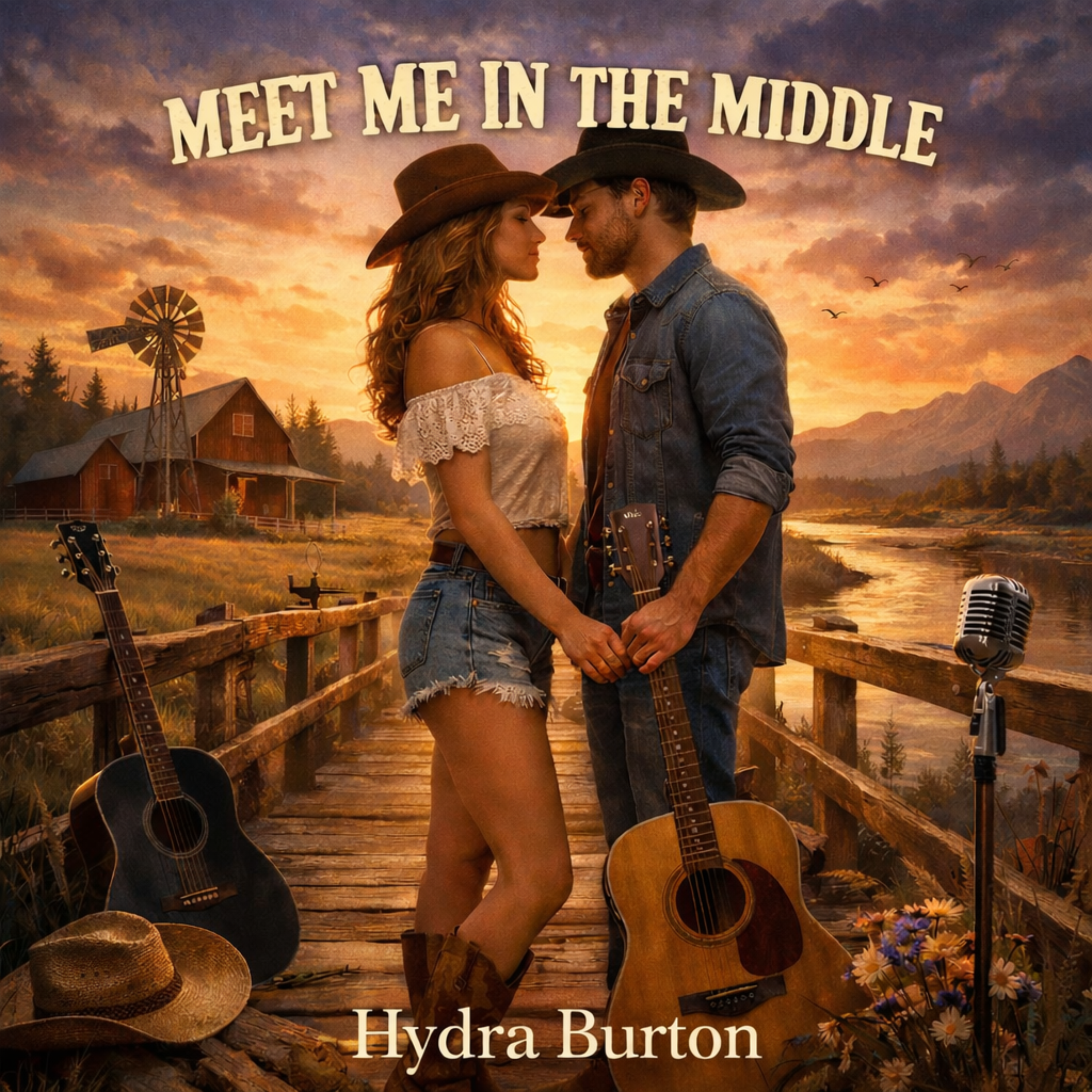 Meet Me In The Middle by Hydra Burton cover art