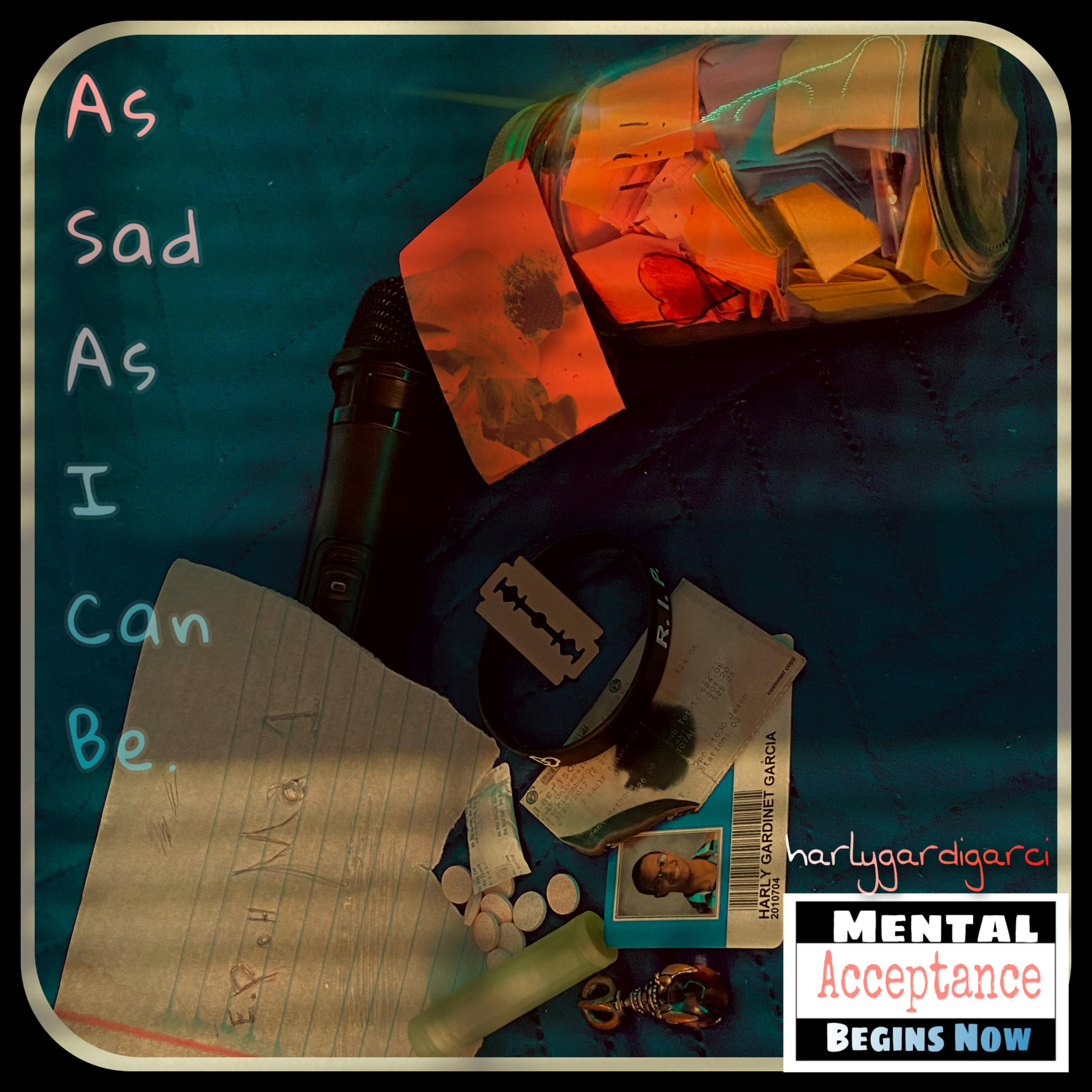 as sad as i can be artwork