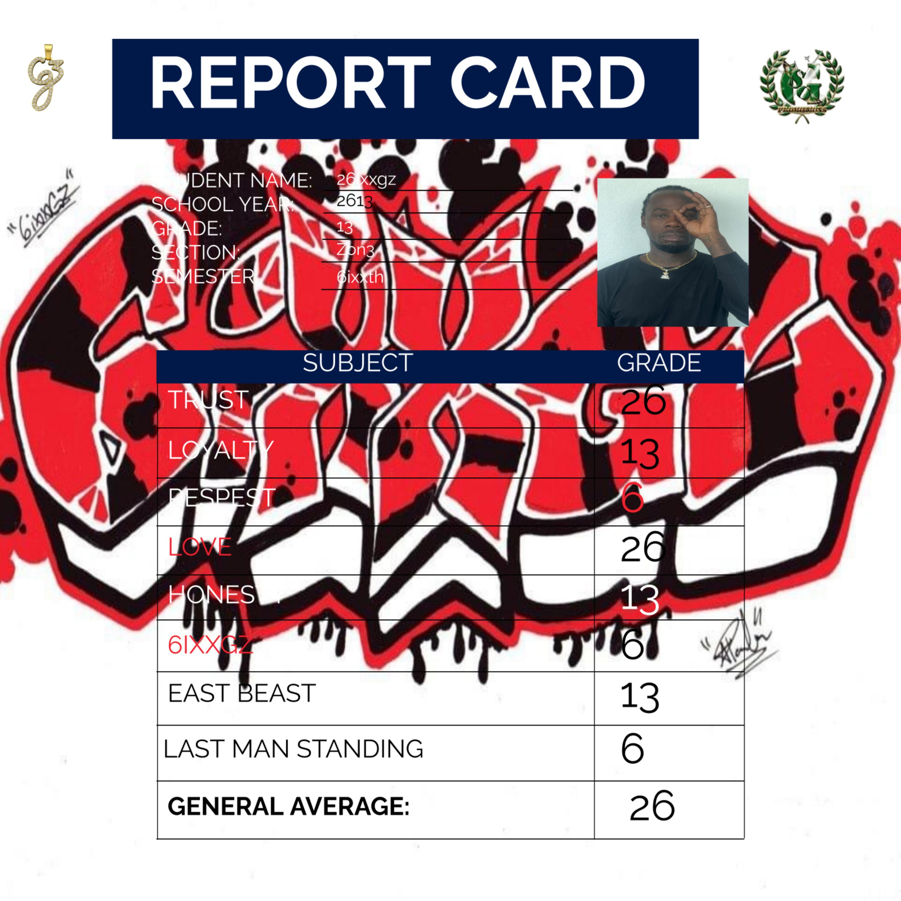 Report Card artwork