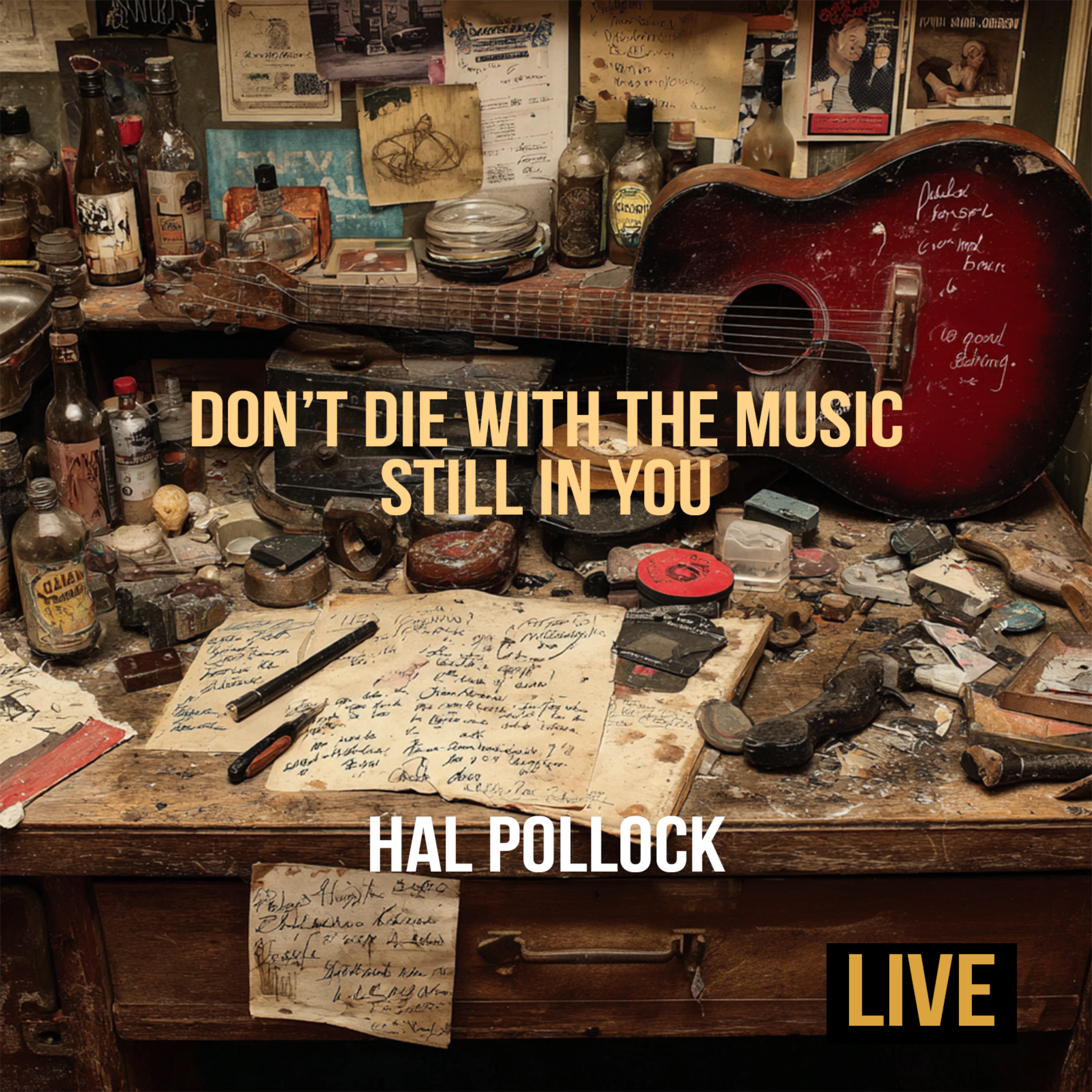 Don't Die With Your Music Still In You (LIVE) by Hal Pollock cover art