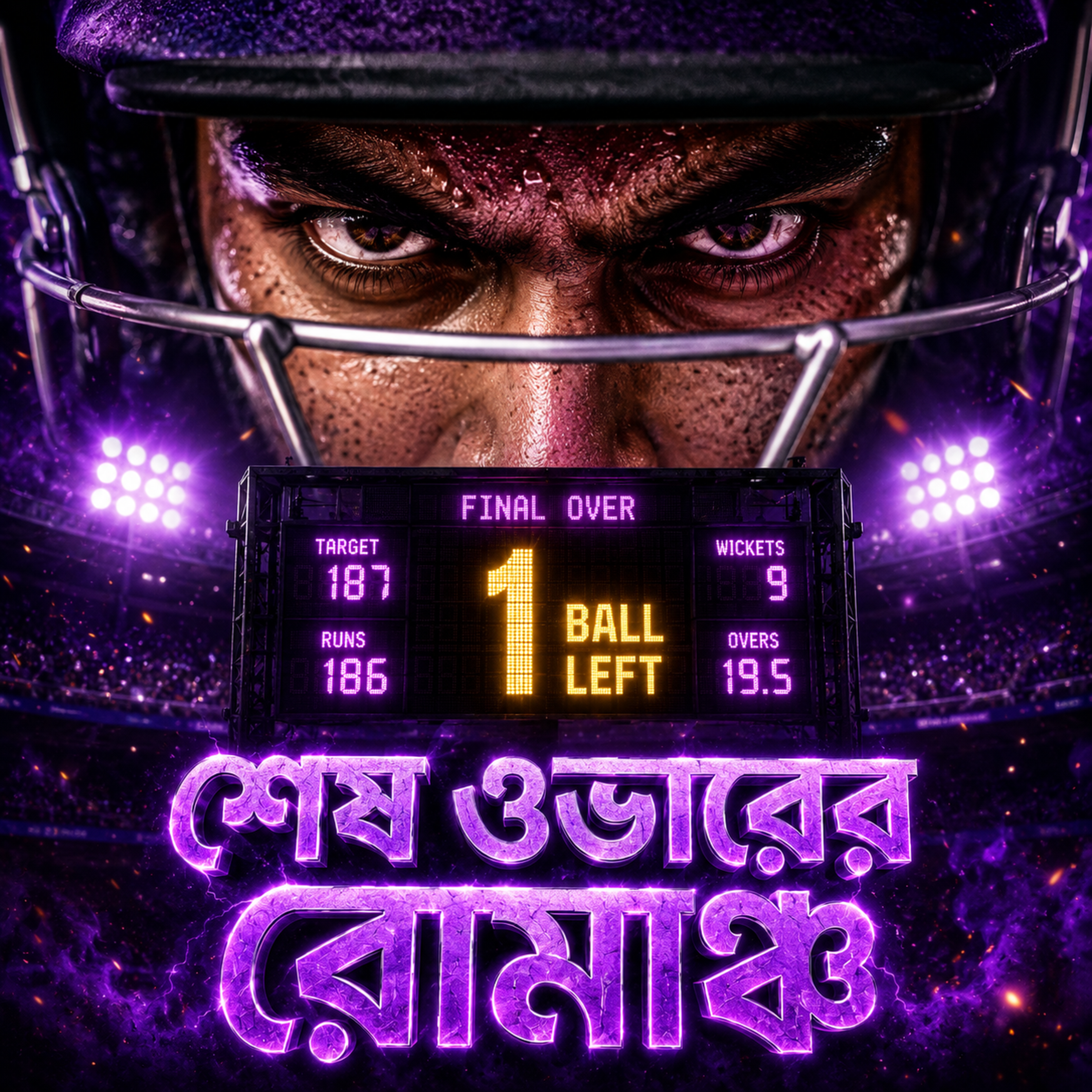 শেষ ওভারের রোমাঞ্চ (Thrills of Last Over) by Rabiul Karim cover art