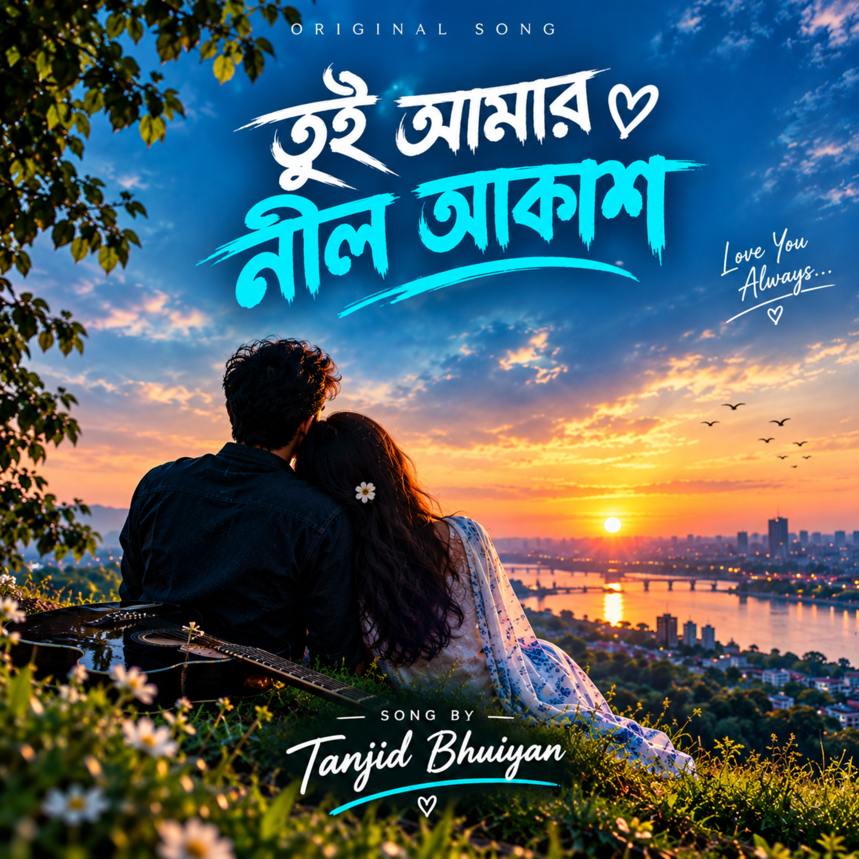 তুই আমার নীল আকাশ by Tanjid Bhuiyan cover art