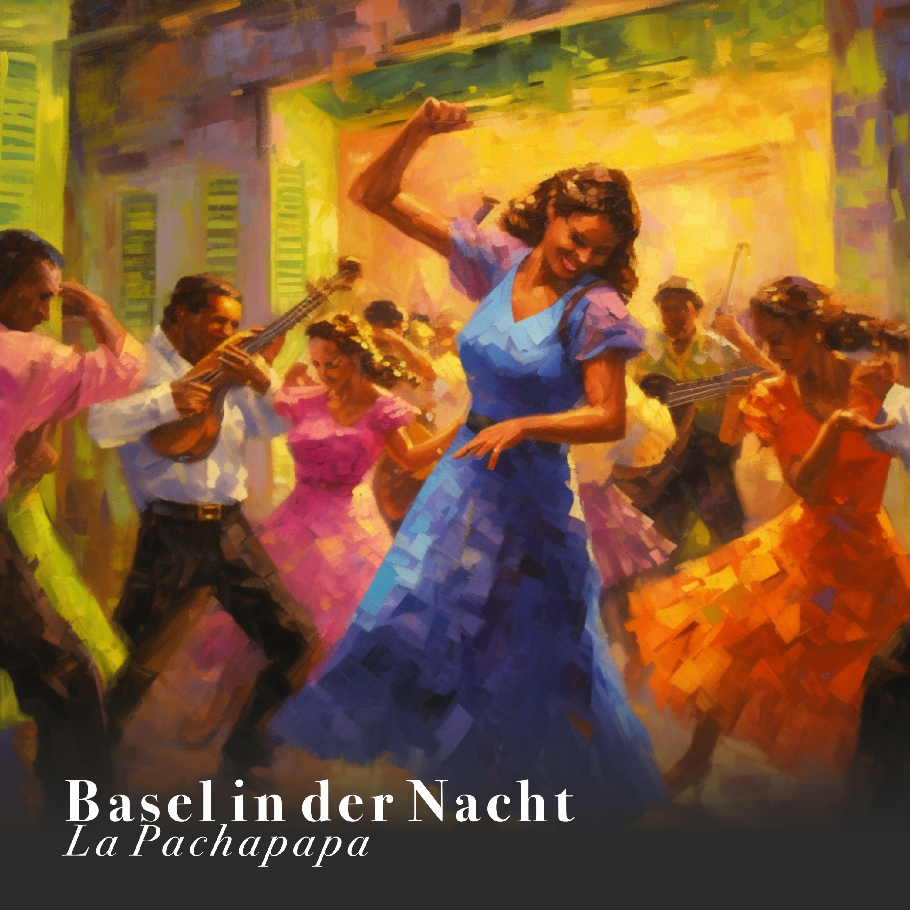 Basel in der Nacht artwork