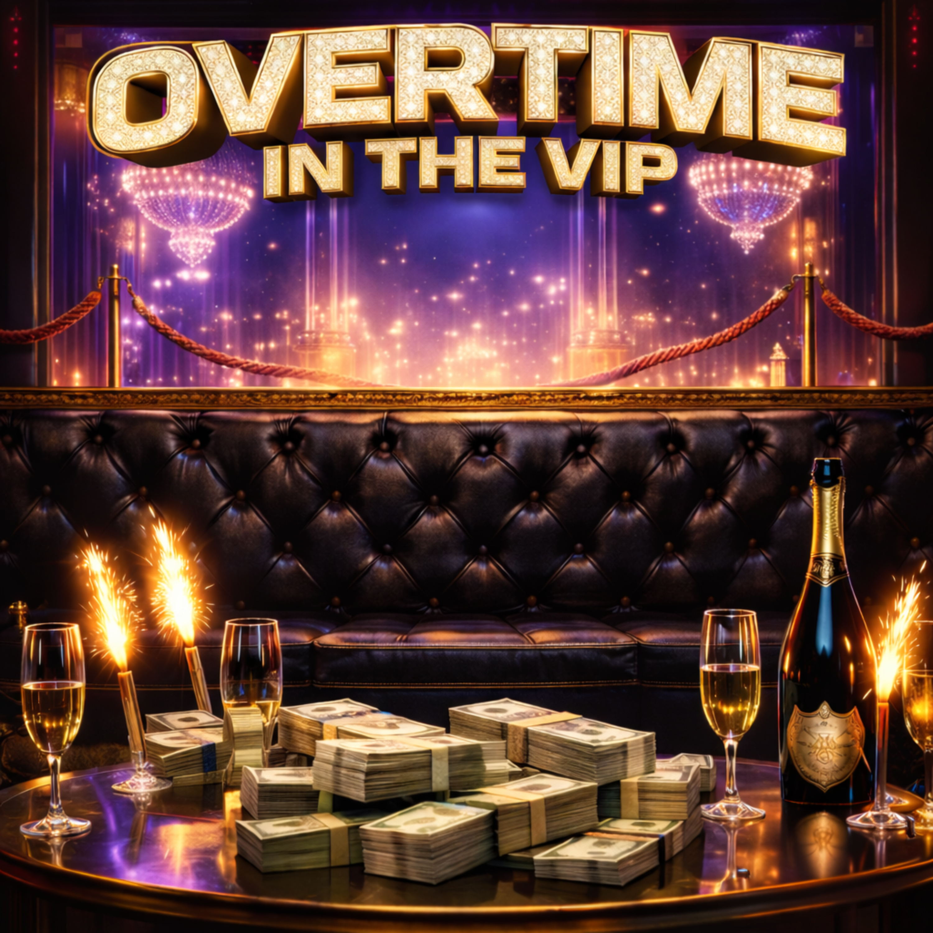 Overtime in the VIP artwork
