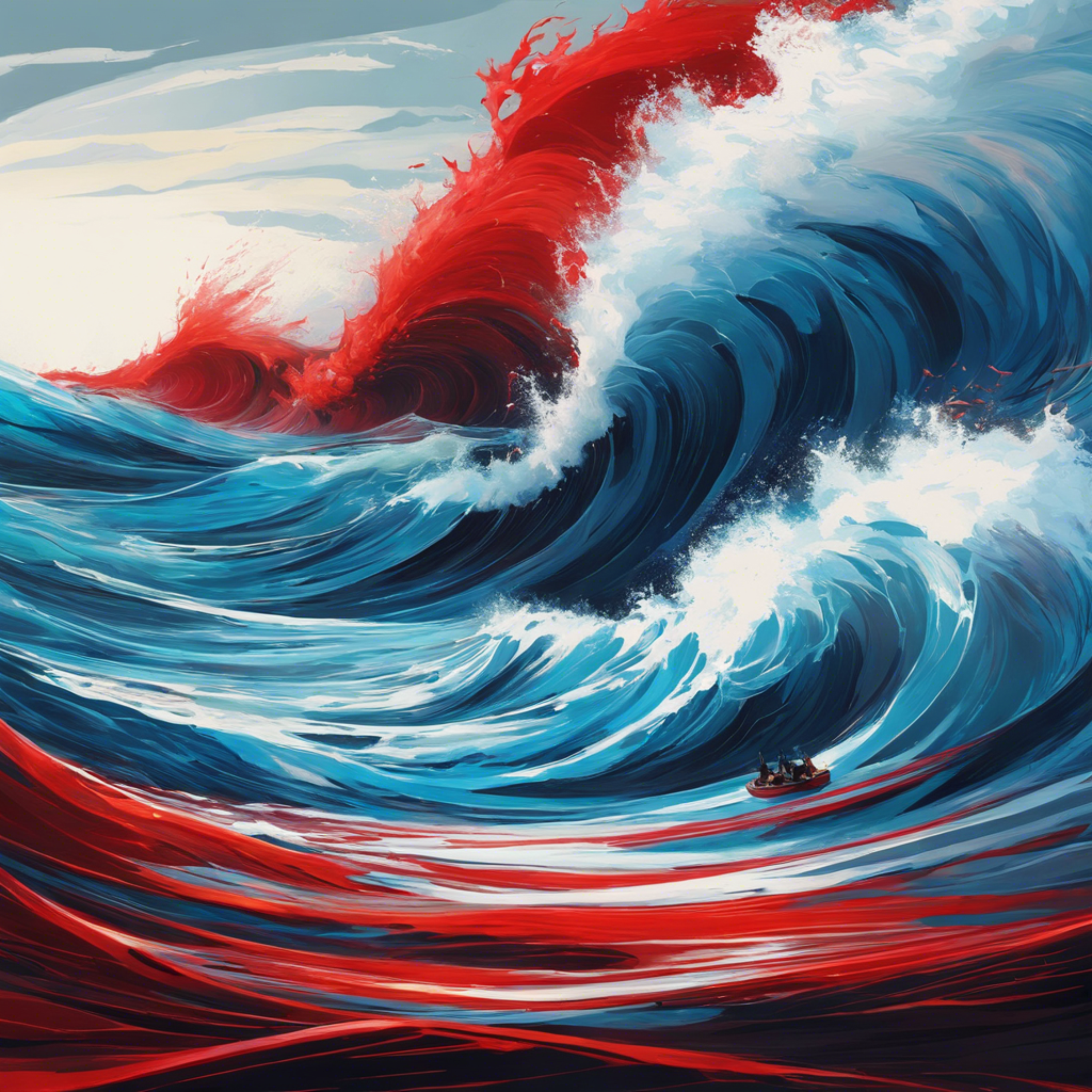 Red Wave artwork