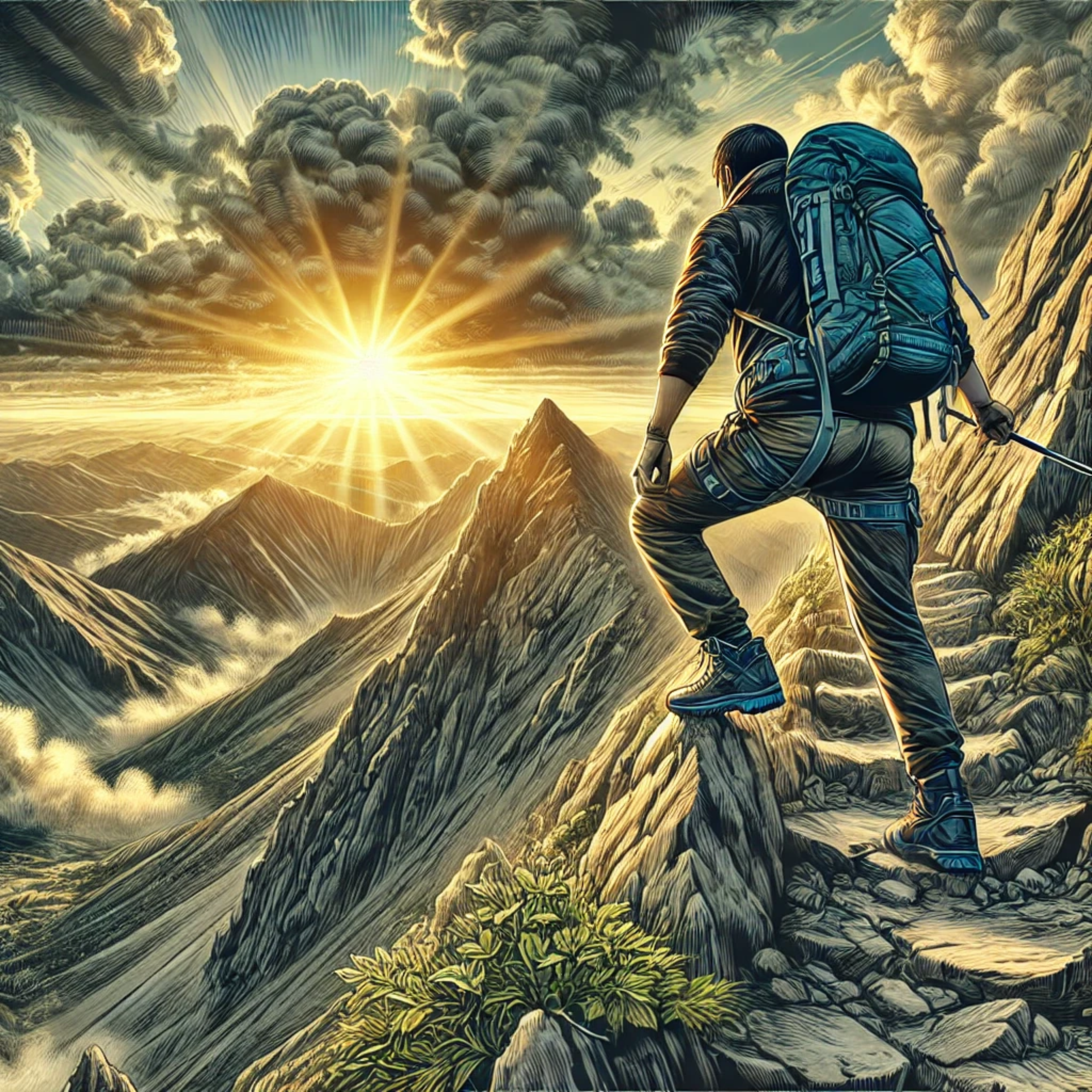 Climbing artwork